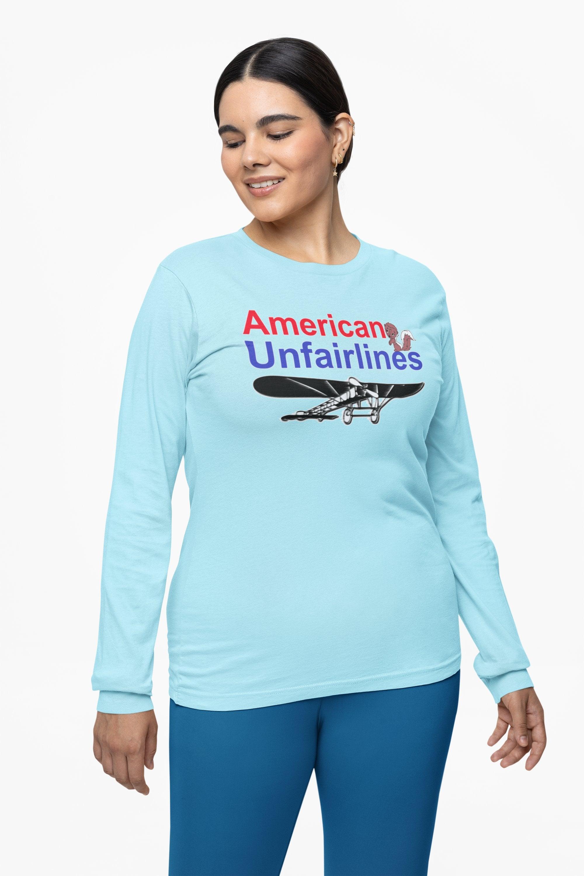 American Unfairlines - Long-Sleeve Tee - Witty Twisters Fashions