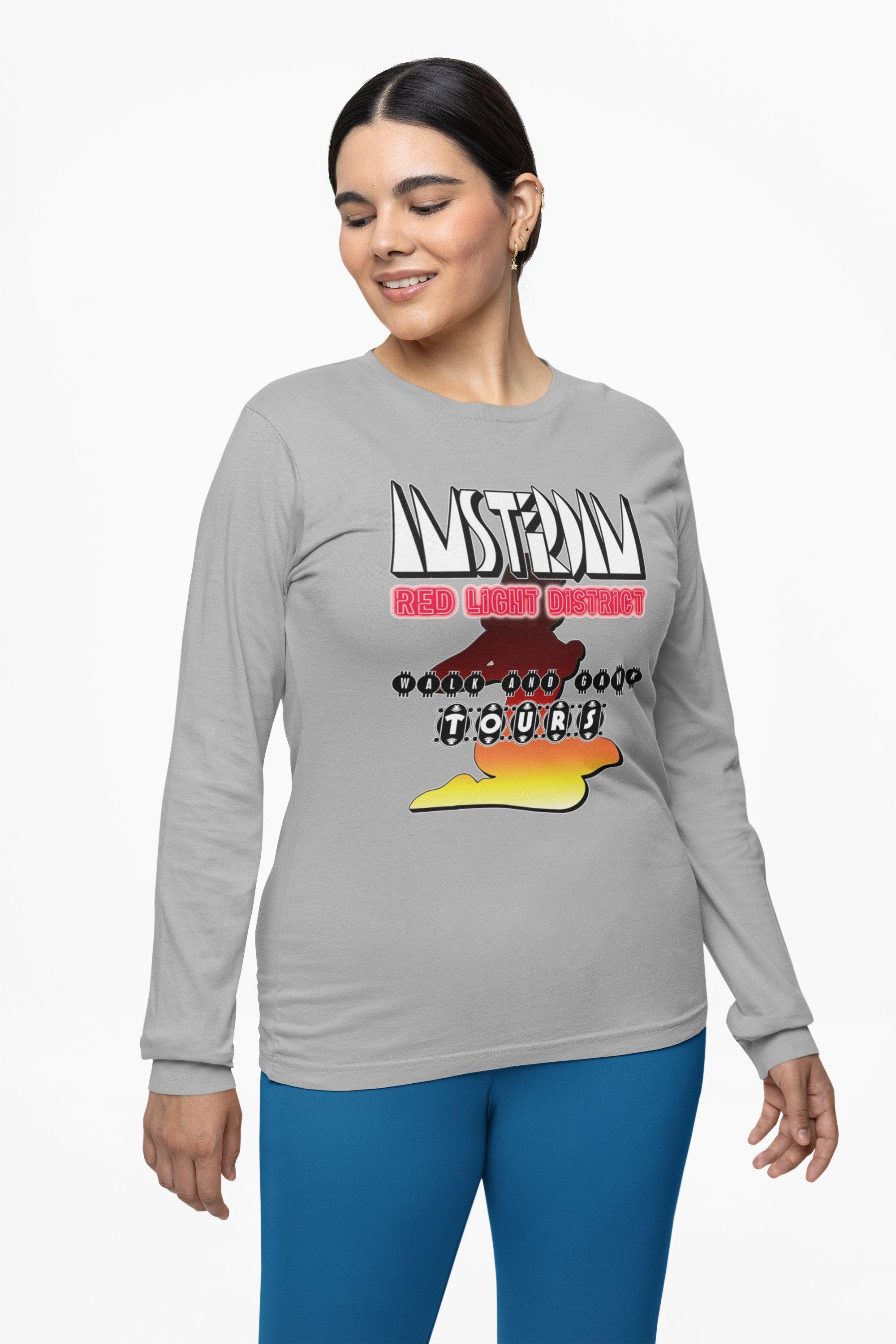 Amsterdam Red Light District Walk And Gawk Tours - Long-Sleeve Tee - Witty Twisters Fashions