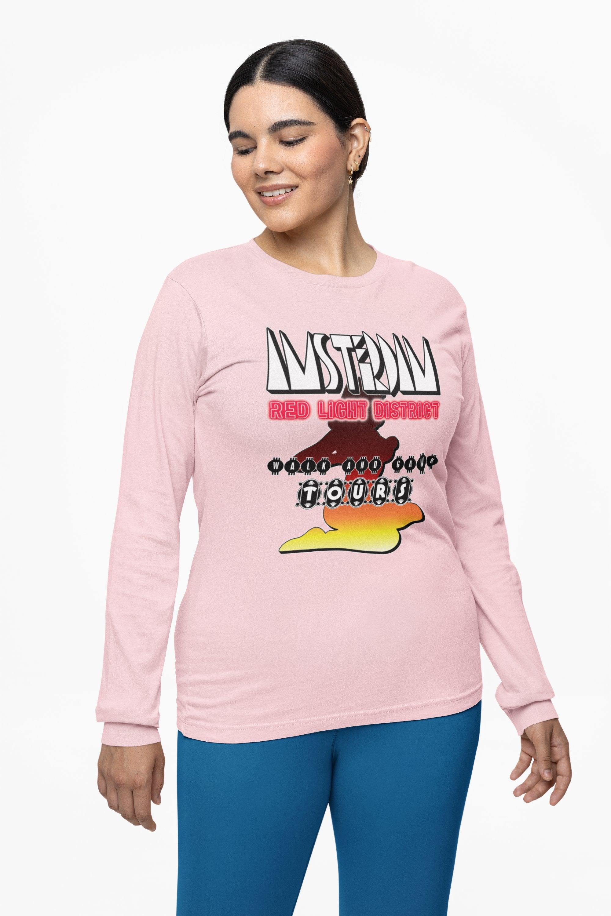 Amsterdam Red Light District Walk And Gawk Tours - Long-Sleeve Tee - Witty Twisters Fashions