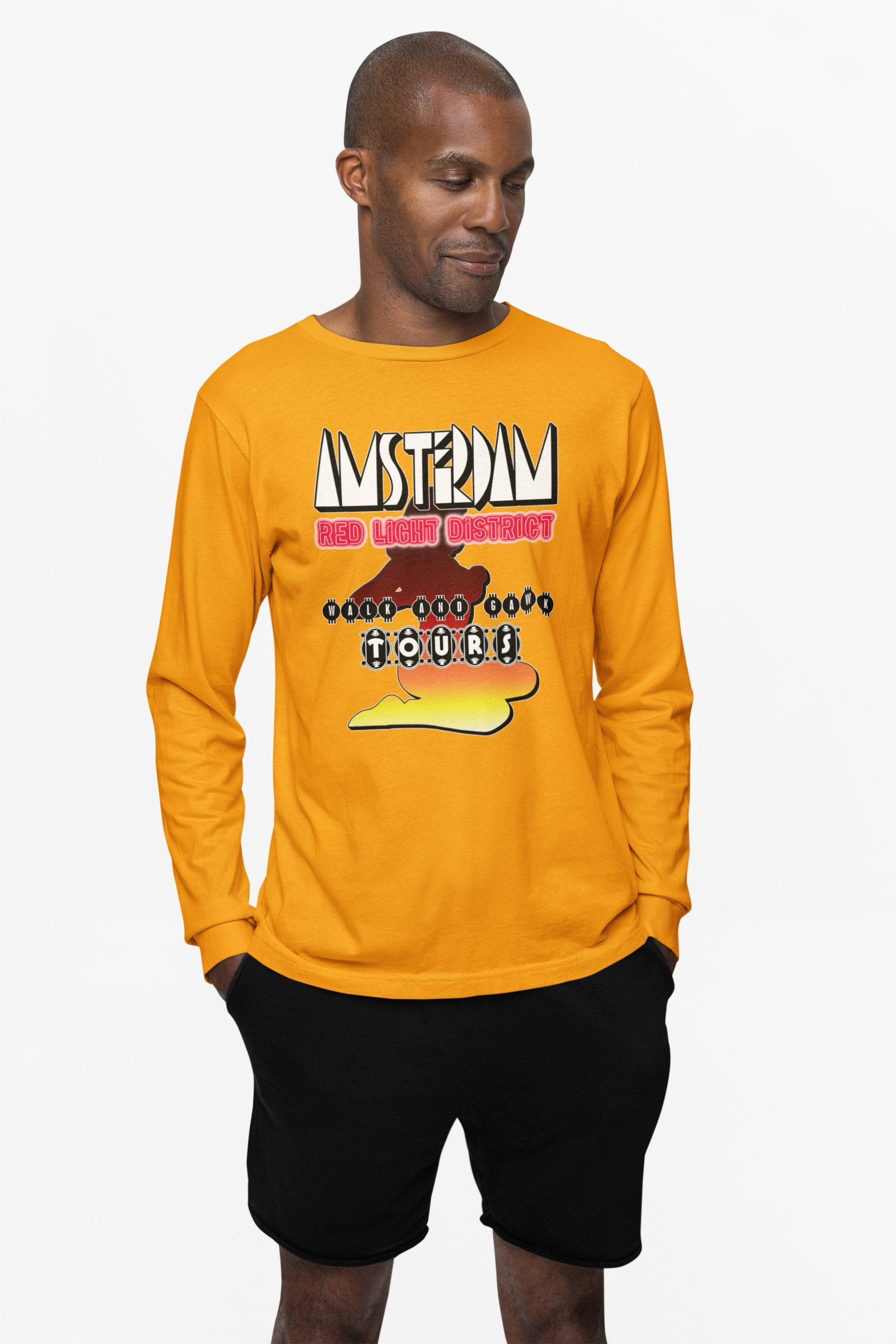 Amsterdam Red Light District Walk And Gawk Tours - Long-Sleeve Tee - Witty Twisters Fashions