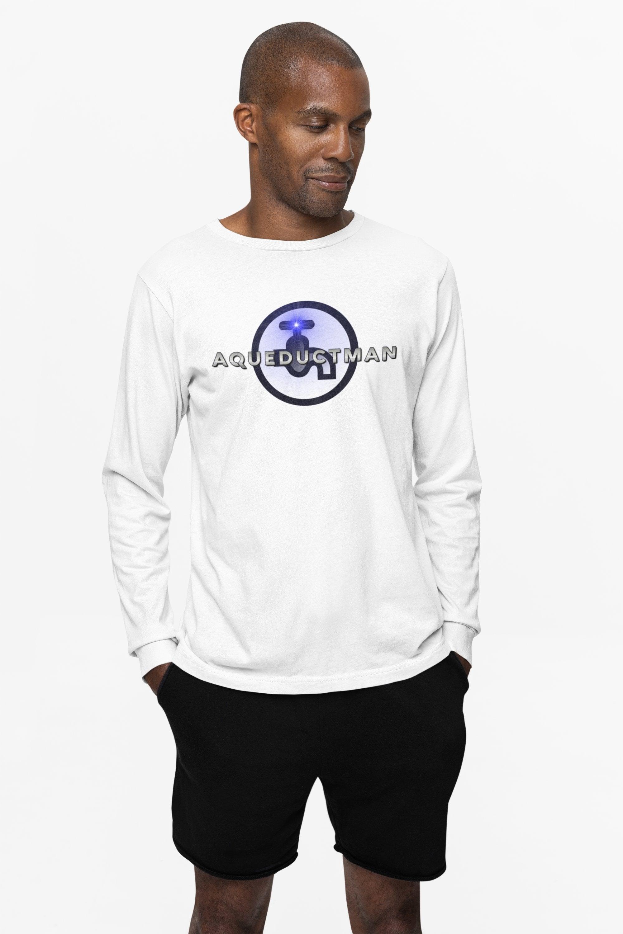 Aqueductman - Long-Sleeve Tee - Witty Twisters Fashions