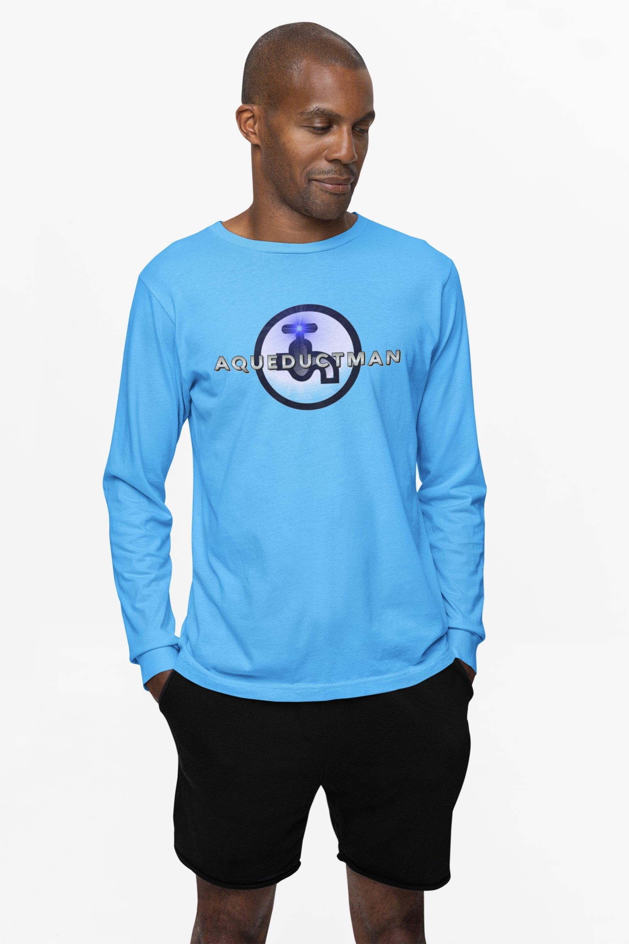 Aqueductman - Long-Sleeve Tee - Witty Twisters Fashions