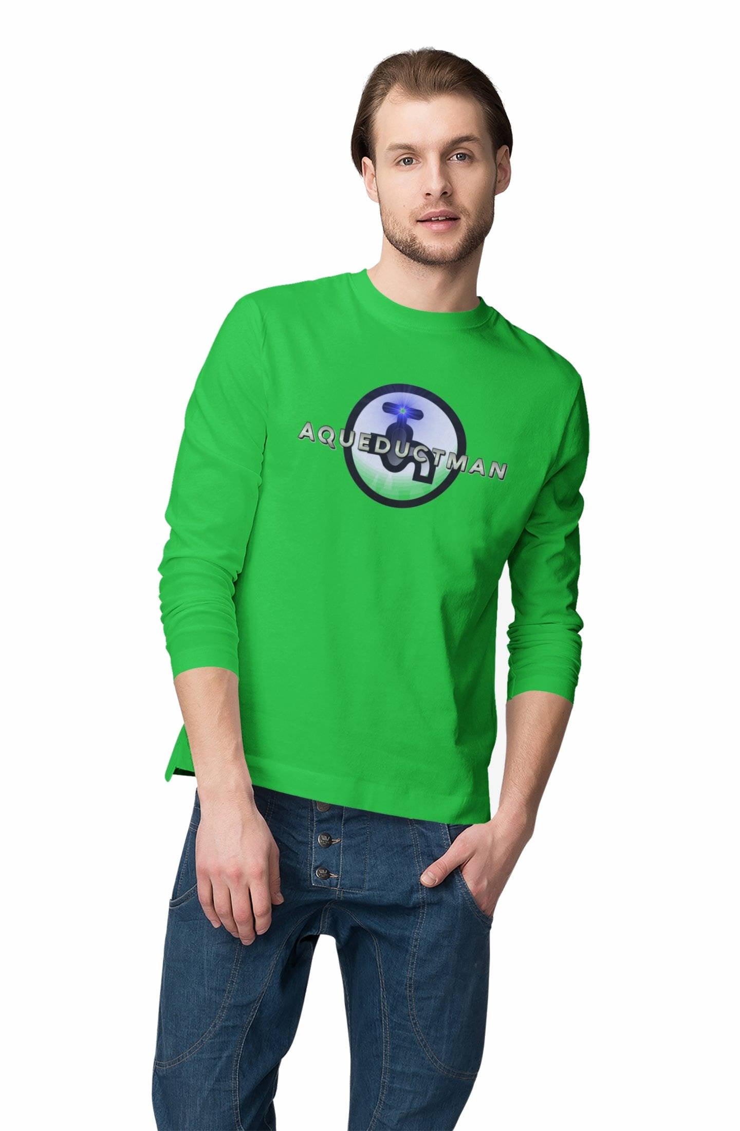 Aqueductman - Long-Sleeve Tee - Witty Twisters Fashions