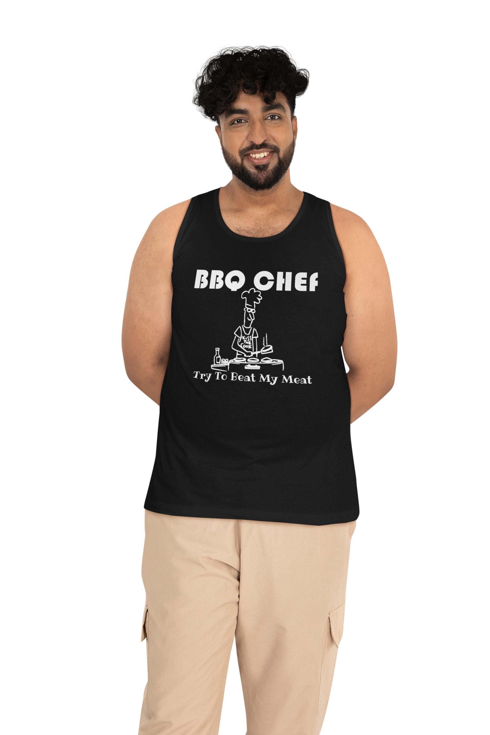 BBQ Chef Try To Beat My Meat - Tank Top - Witty Twisters Fashions