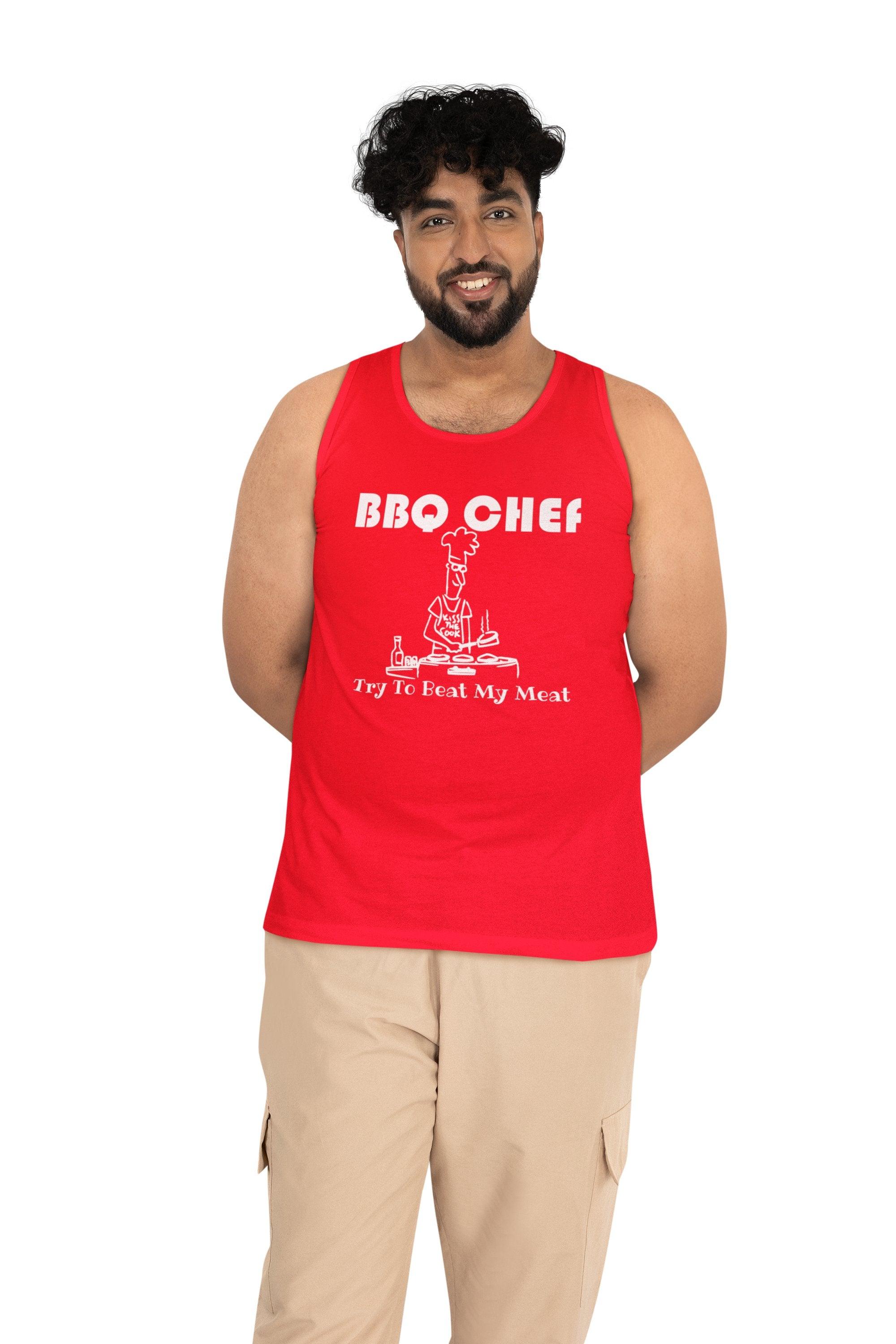 BBQ Chef Try To Beat My Meat - Tank Top - Witty Twisters Fashions