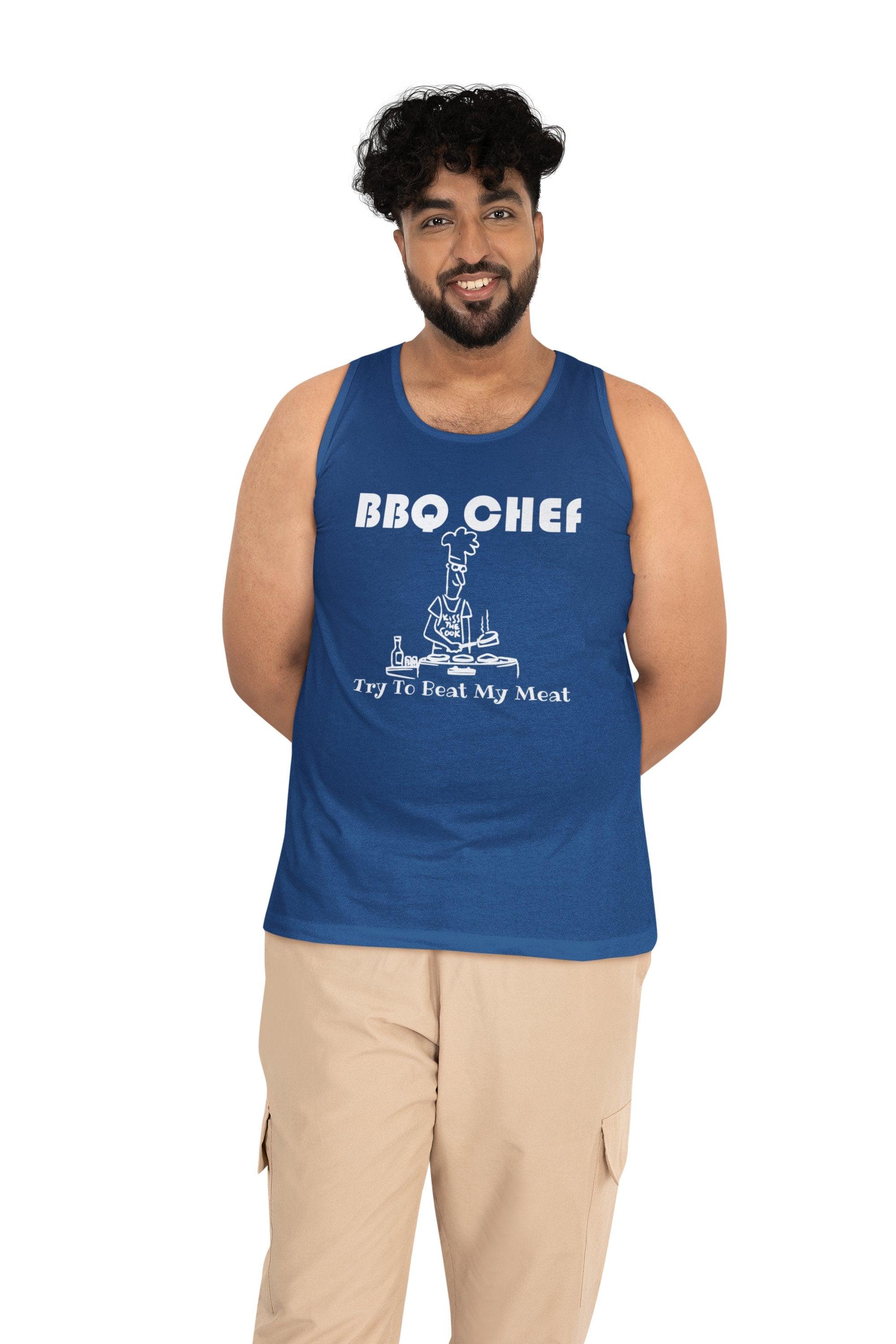 BBQ Chef Try To Beat My Meat - Tank Top - Witty Twisters Fashions