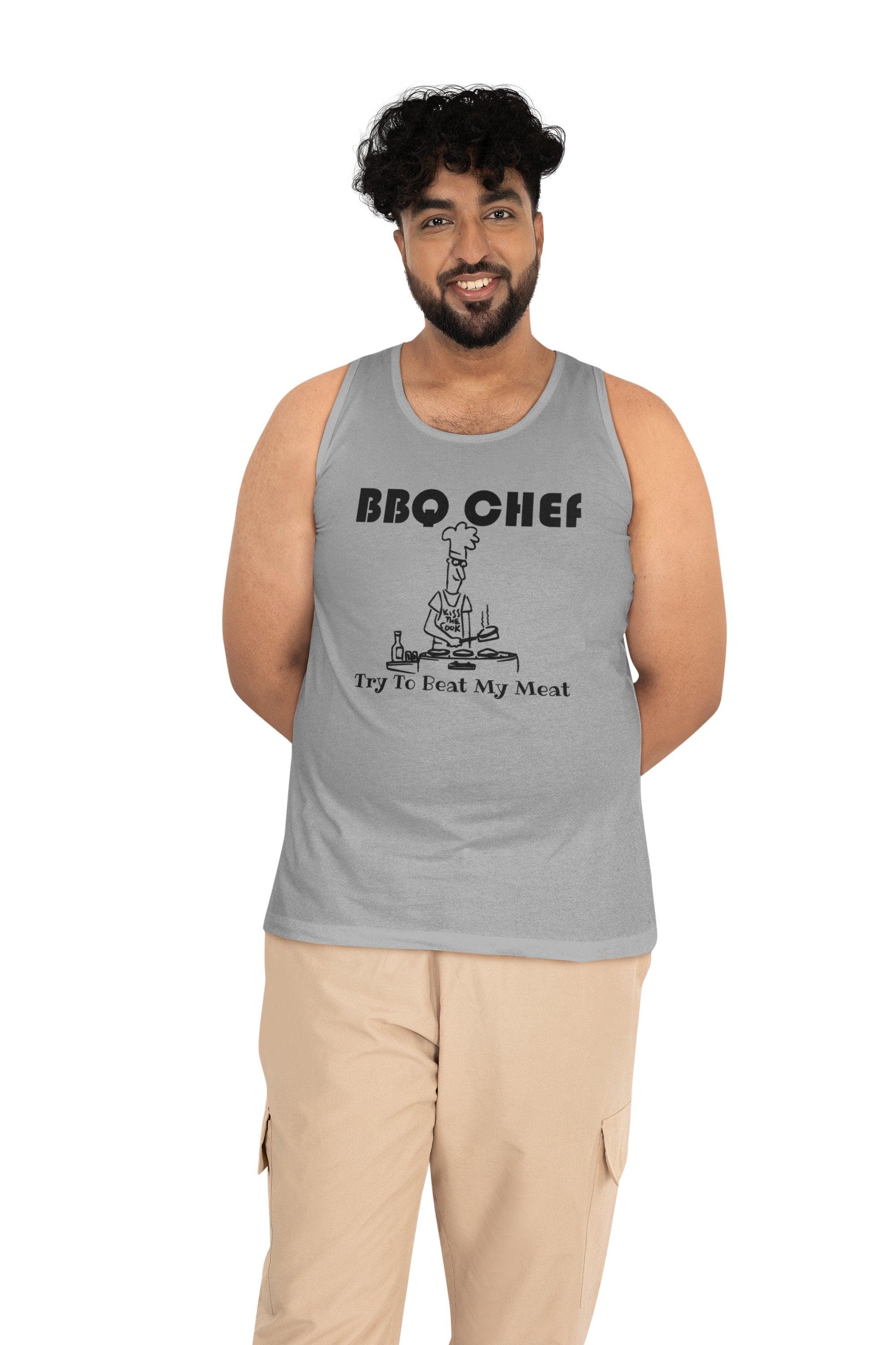 BBQ Chef Try To Beat My Meat - Tank Top - Witty Twisters Fashions