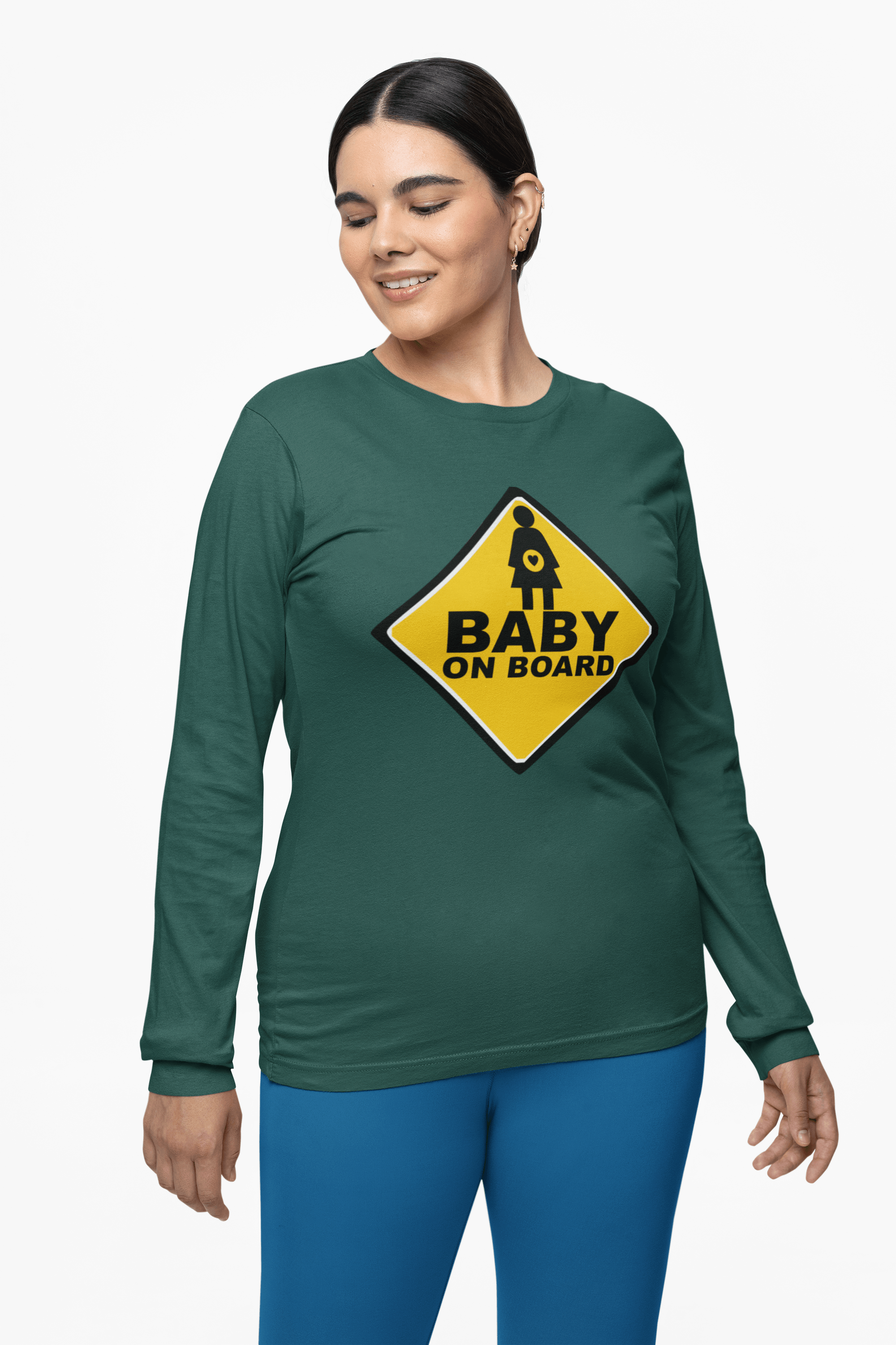 Baby On Board Sign - Long-Sleeve Tee - Witty Twisters Fashions