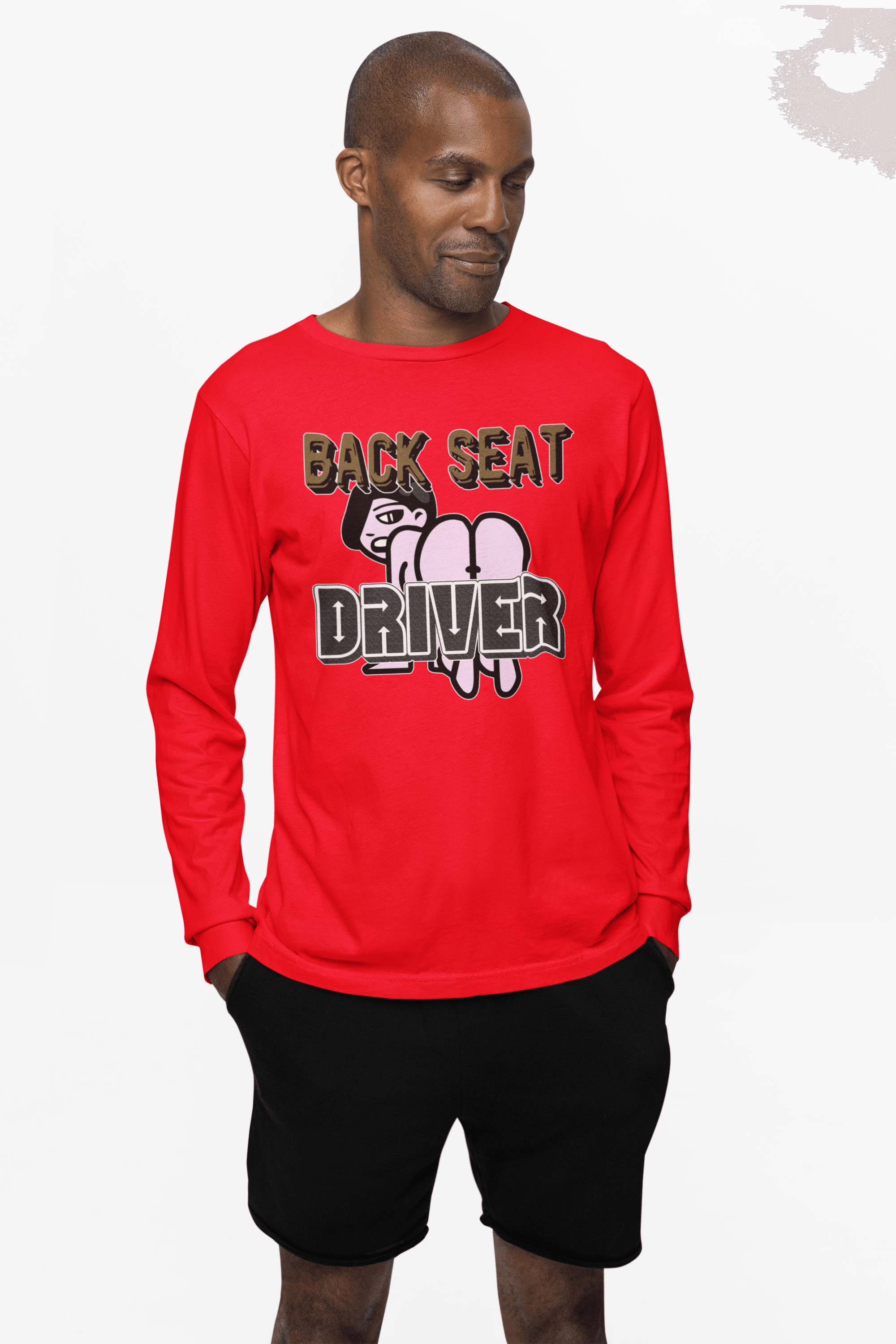 Back Seat Driver - Long-Sleeve Tee - Witty Twisters Fashions