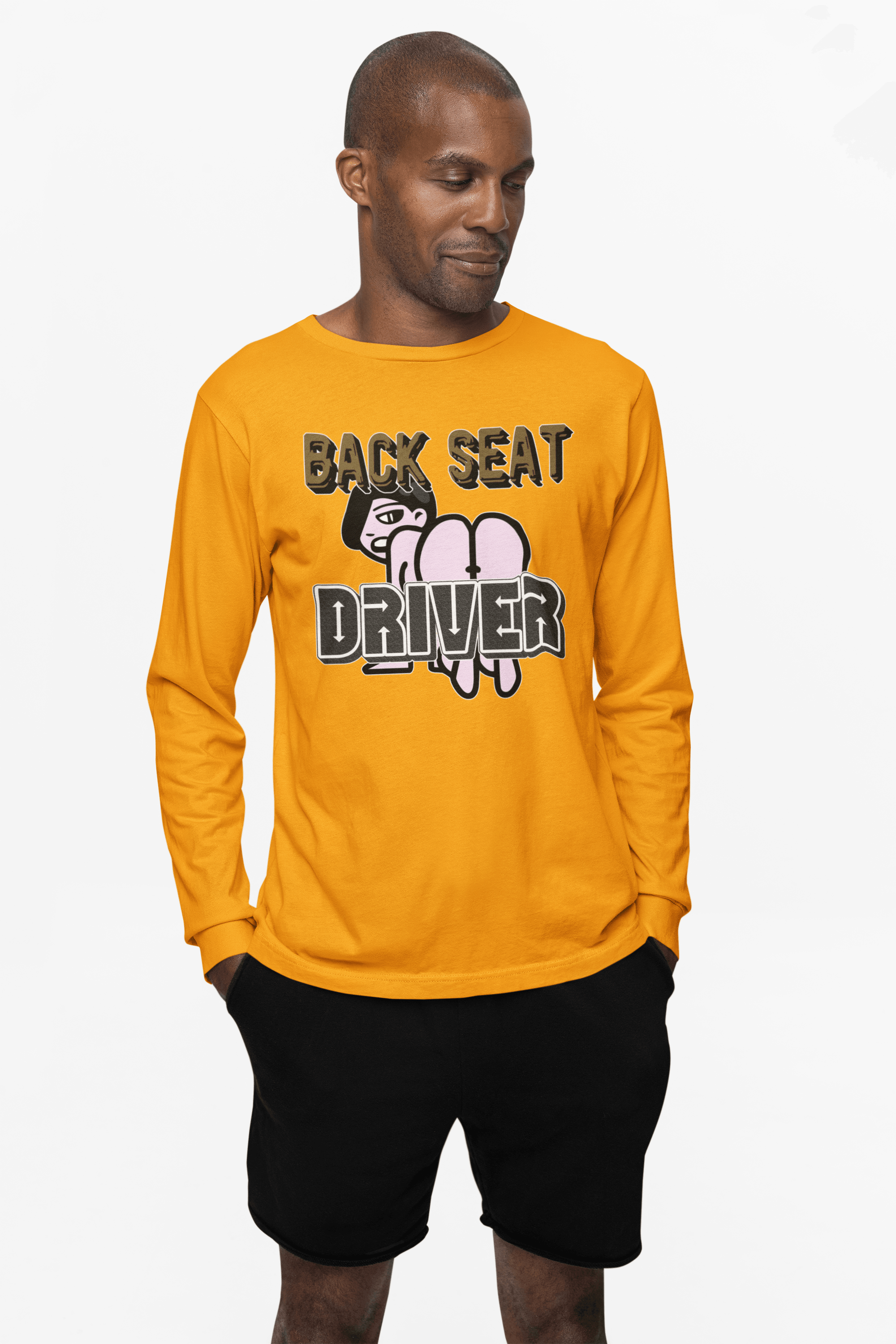 Back Seat Driver - Long-Sleeve Tee - Witty Twisters Fashions