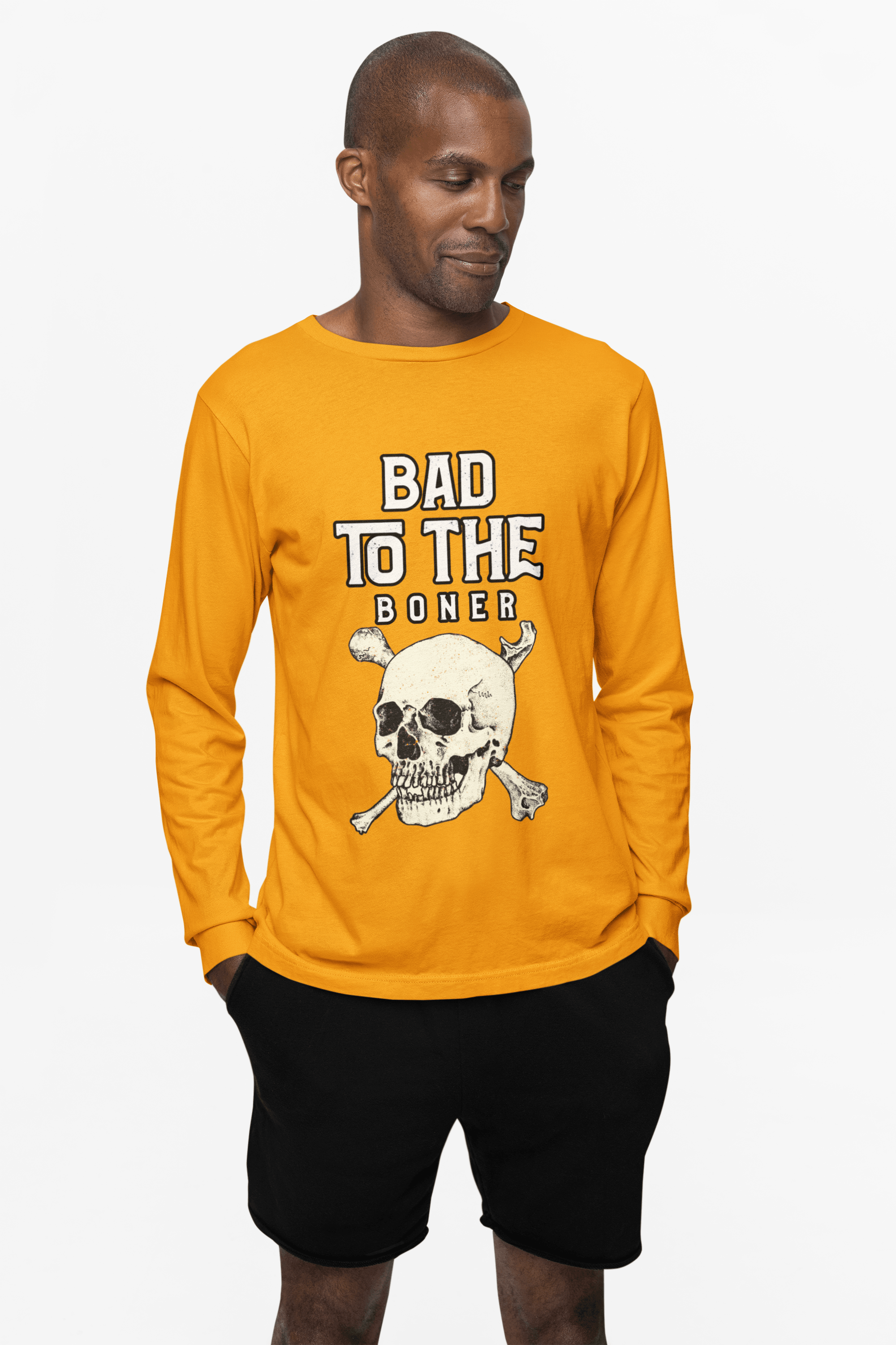 Bad To The Boner - Long-Sleeve Tee - Witty Twisters Fashions