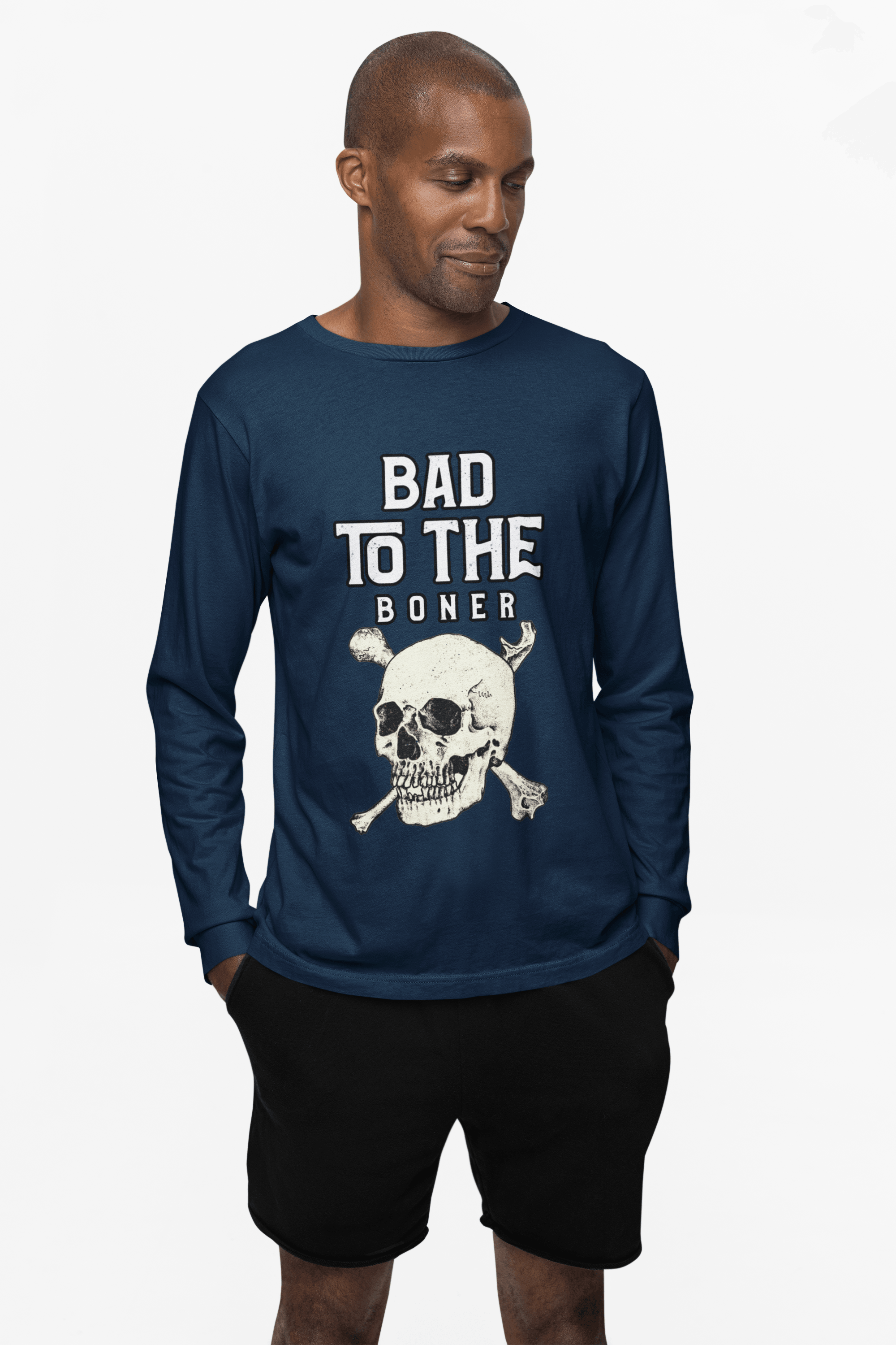 Bad To The Boner - Long-Sleeve Tee - Witty Twisters Fashions