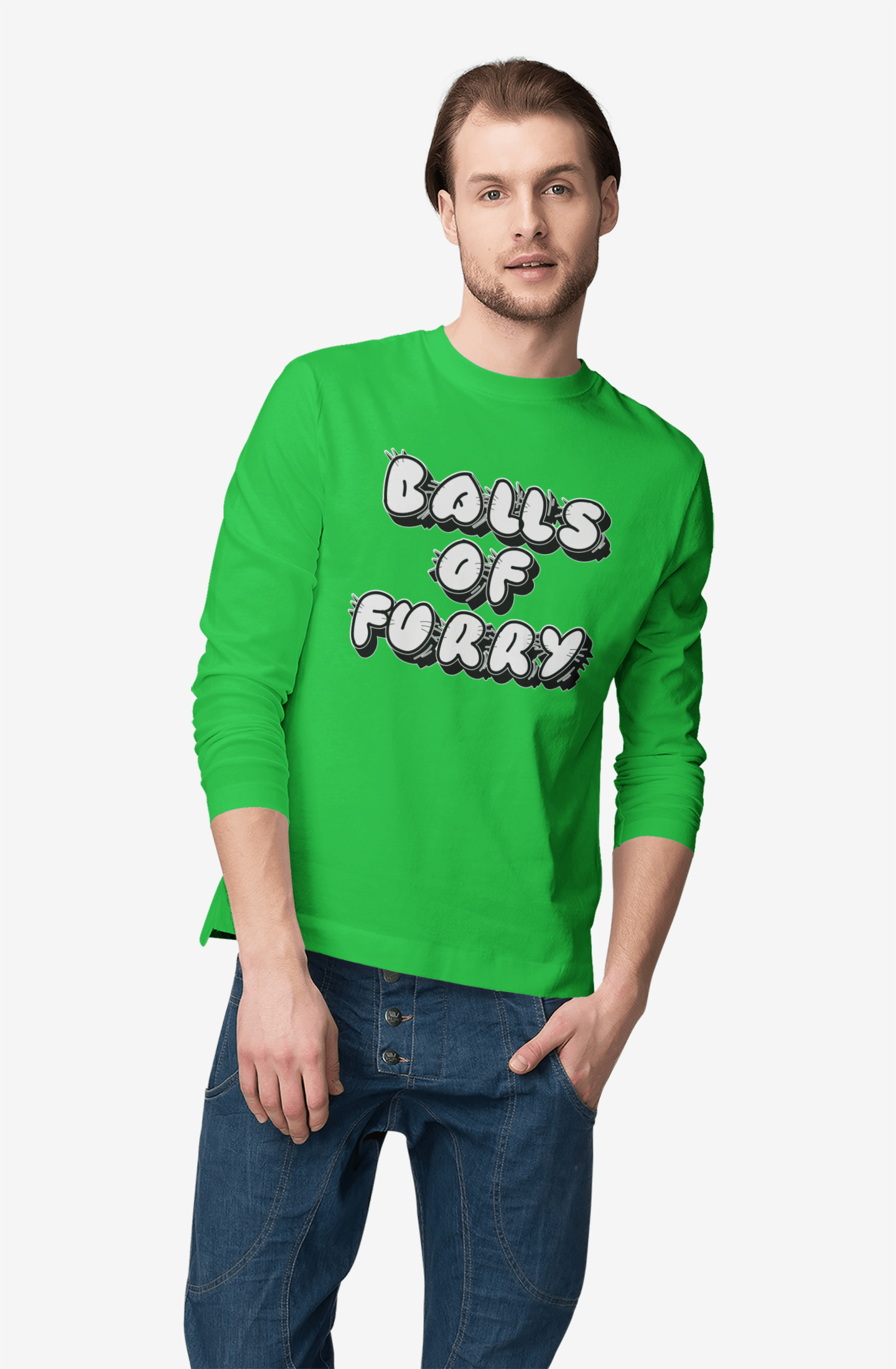 Balls Of Furry - Long-Sleeve Tee