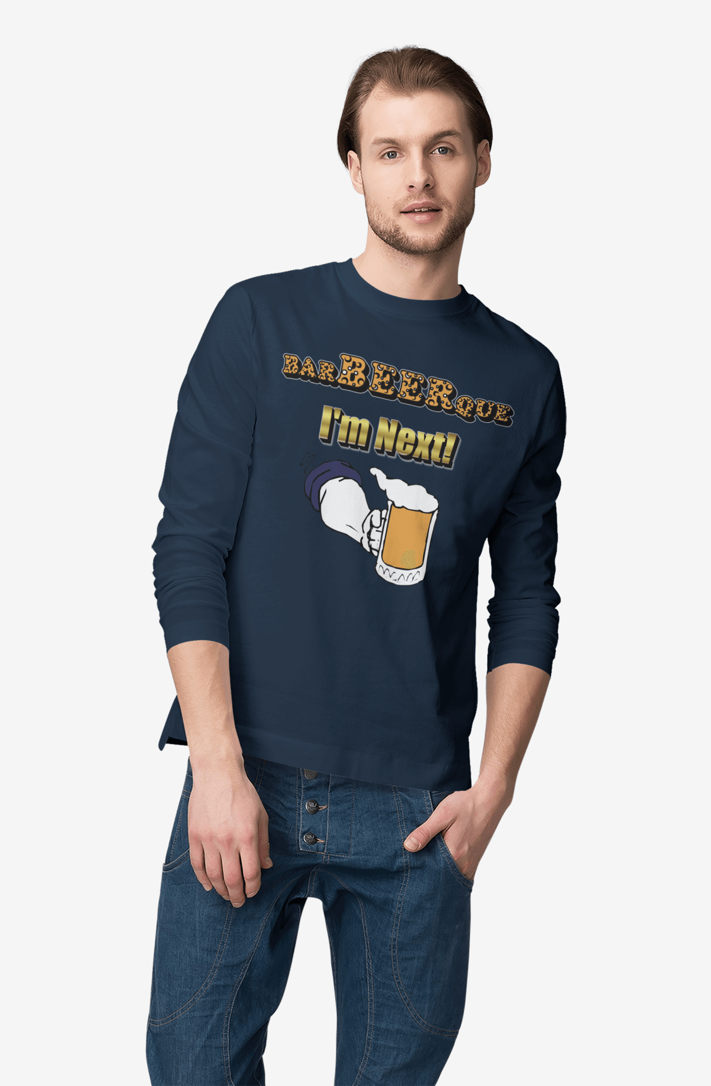 BarBeerQue I'm Next - Long-Sleeve Tee - Witty Twisters Fashions