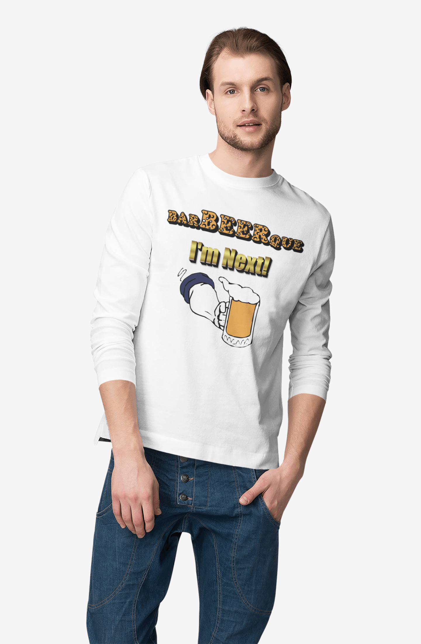 BarBeerQue I'm Next - Long-Sleeve Tee - Witty Twisters Fashions