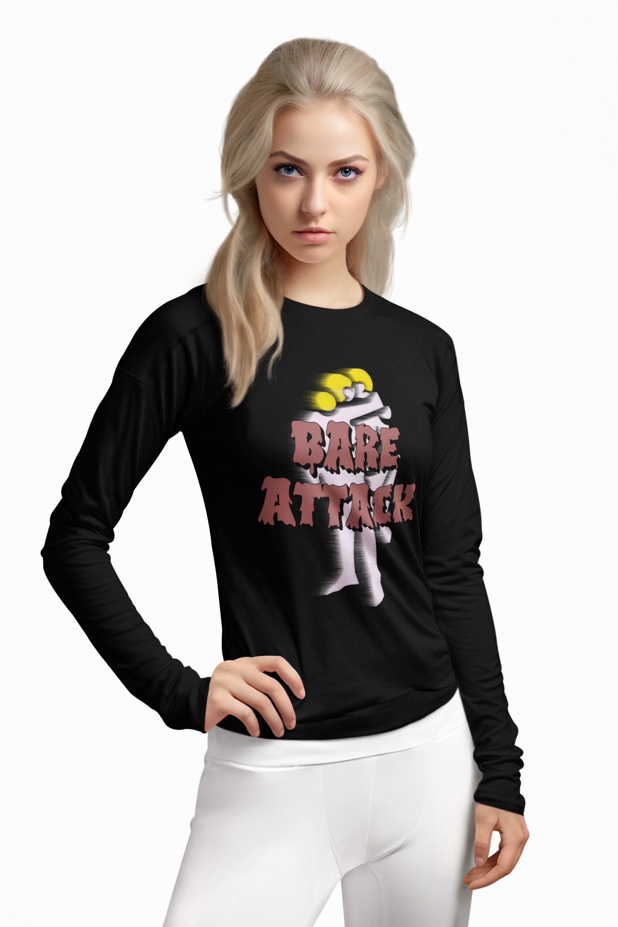 Bare Attack - Long-Sleeve Tee - Witty Twisters Fashions