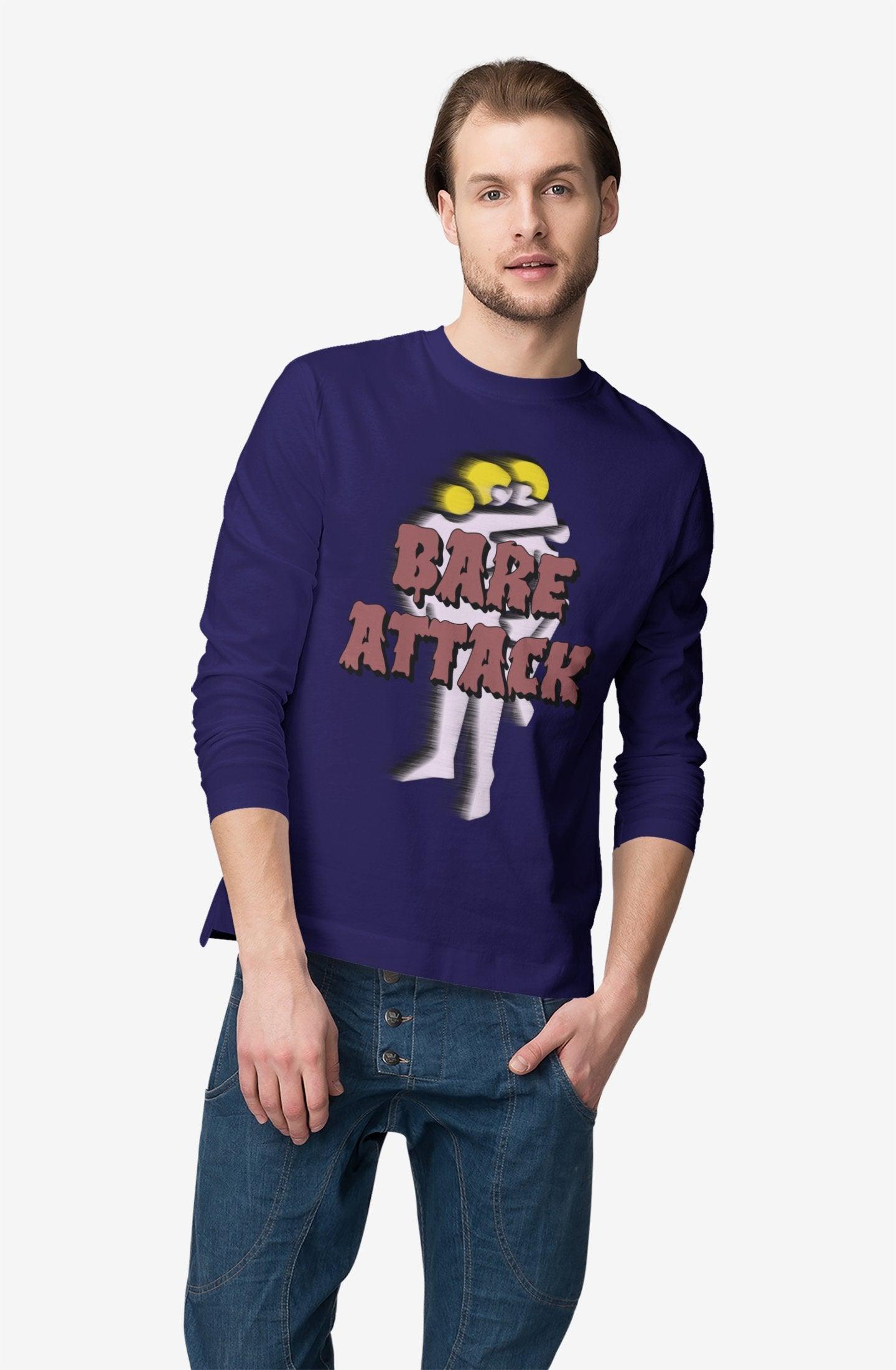 Bare Attack - Long-Sleeve Tee - Witty Twisters Fashions