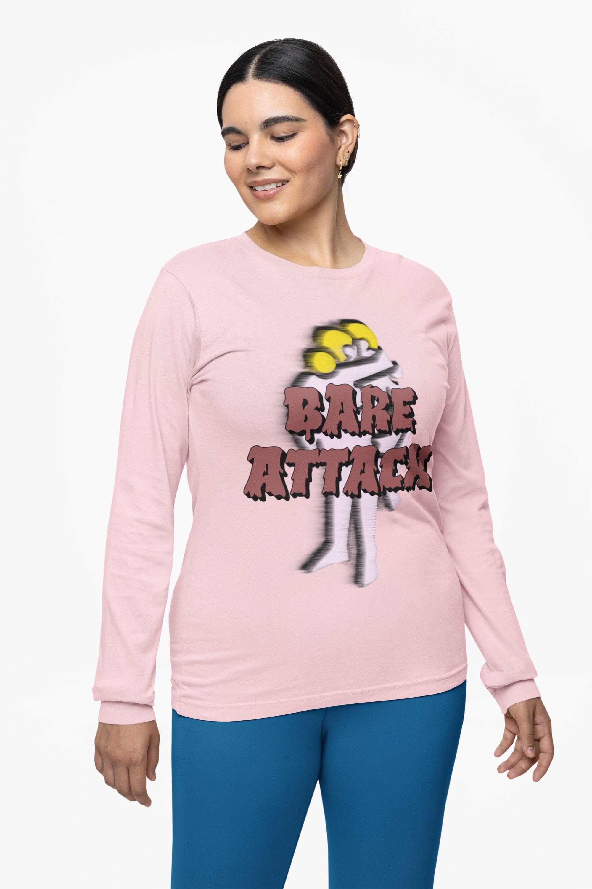 Bare Attack - Long-Sleeve Tee - Witty Twisters Fashions