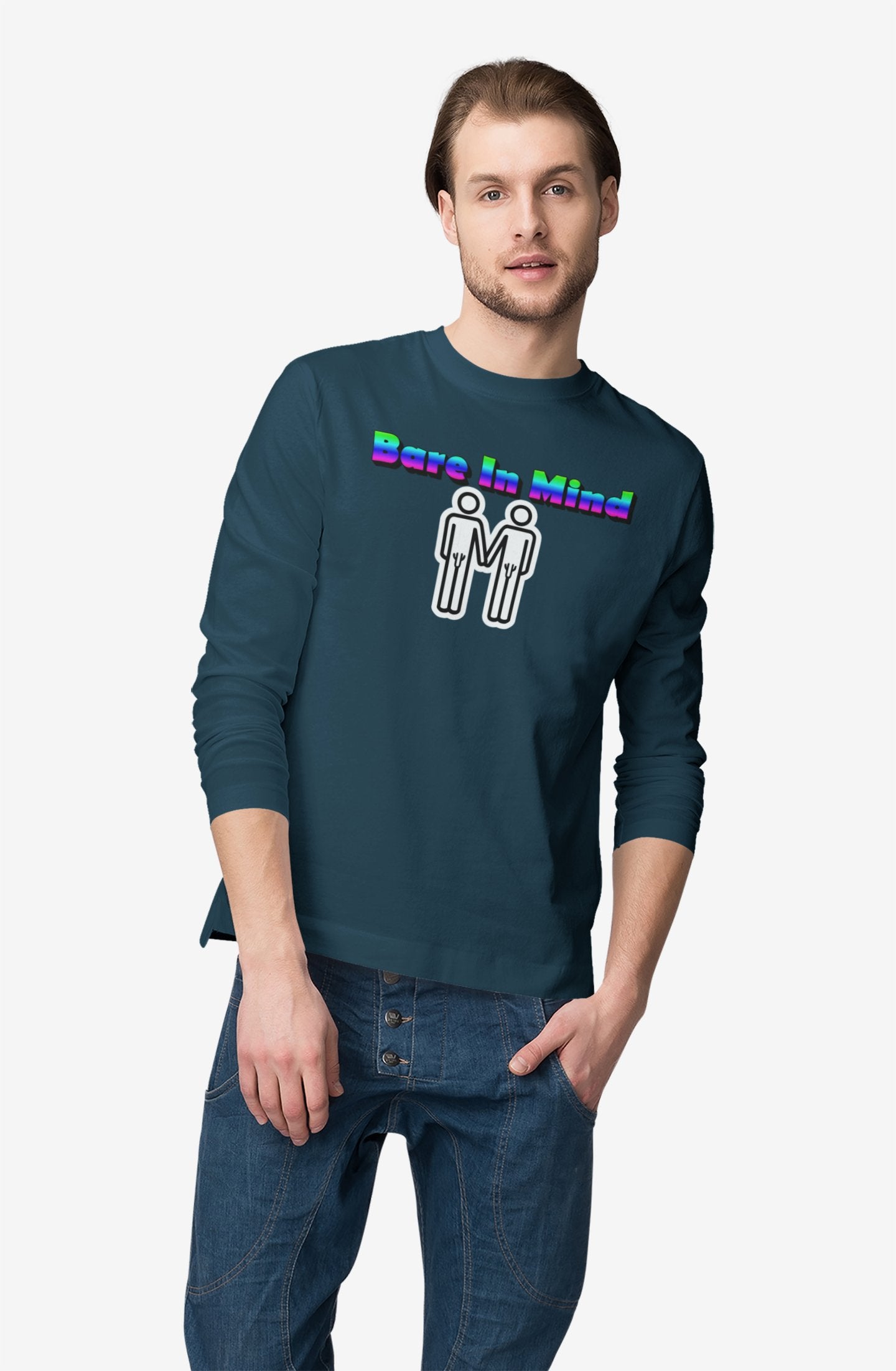 Bare In Mind Same-Sex Men - Long-Sleeve Tee