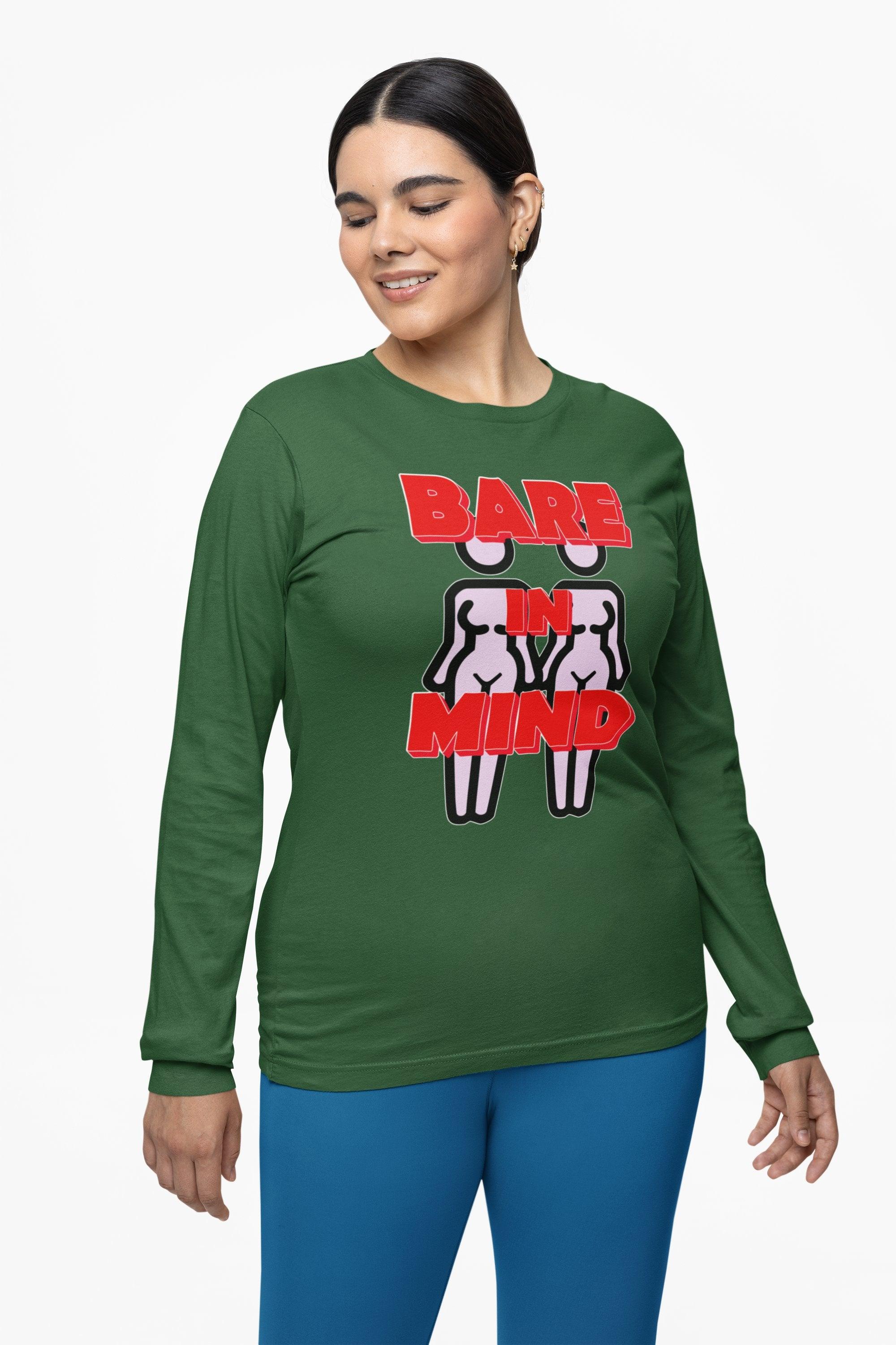 Bare In Mind Same-Sex Women - Long-Sleeve Tee - Witty Twisters Fashions