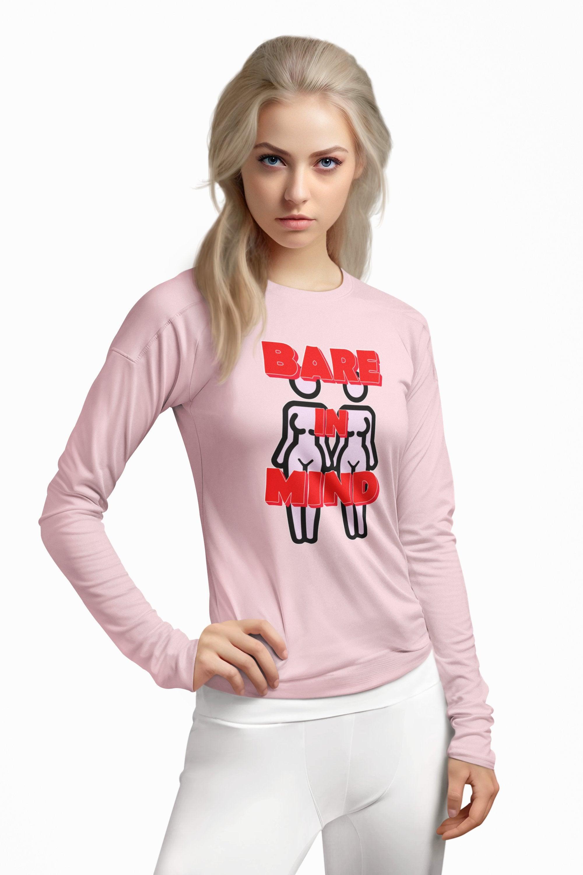 Bare In Mind Same-Sex Women - Long-Sleeve Tee - Witty Twisters Fashions