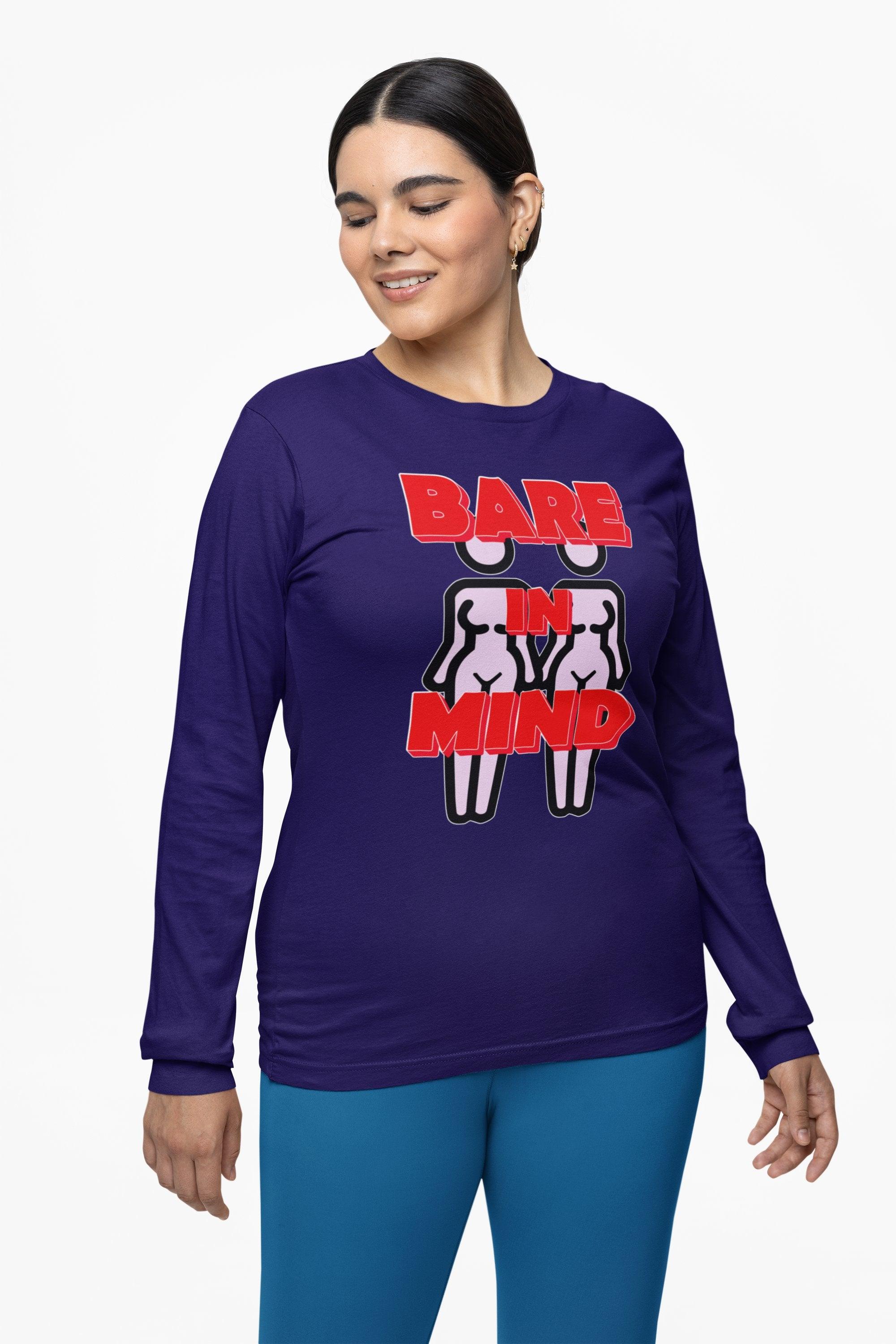 Bare In Mind Same-Sex Women - Long-Sleeve Tee - Witty Twisters Fashions