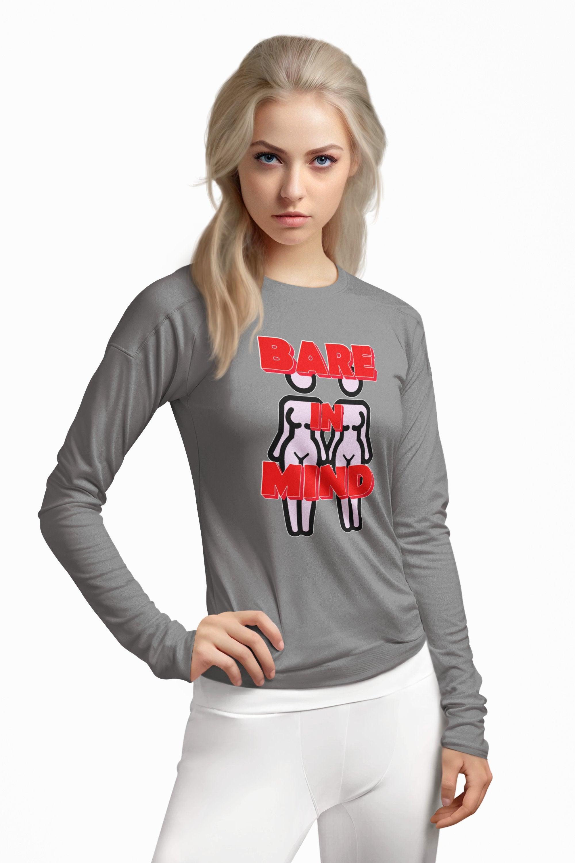 Bare In Mind Same-Sex Women - Long-Sleeve Tee - Witty Twisters Fashions