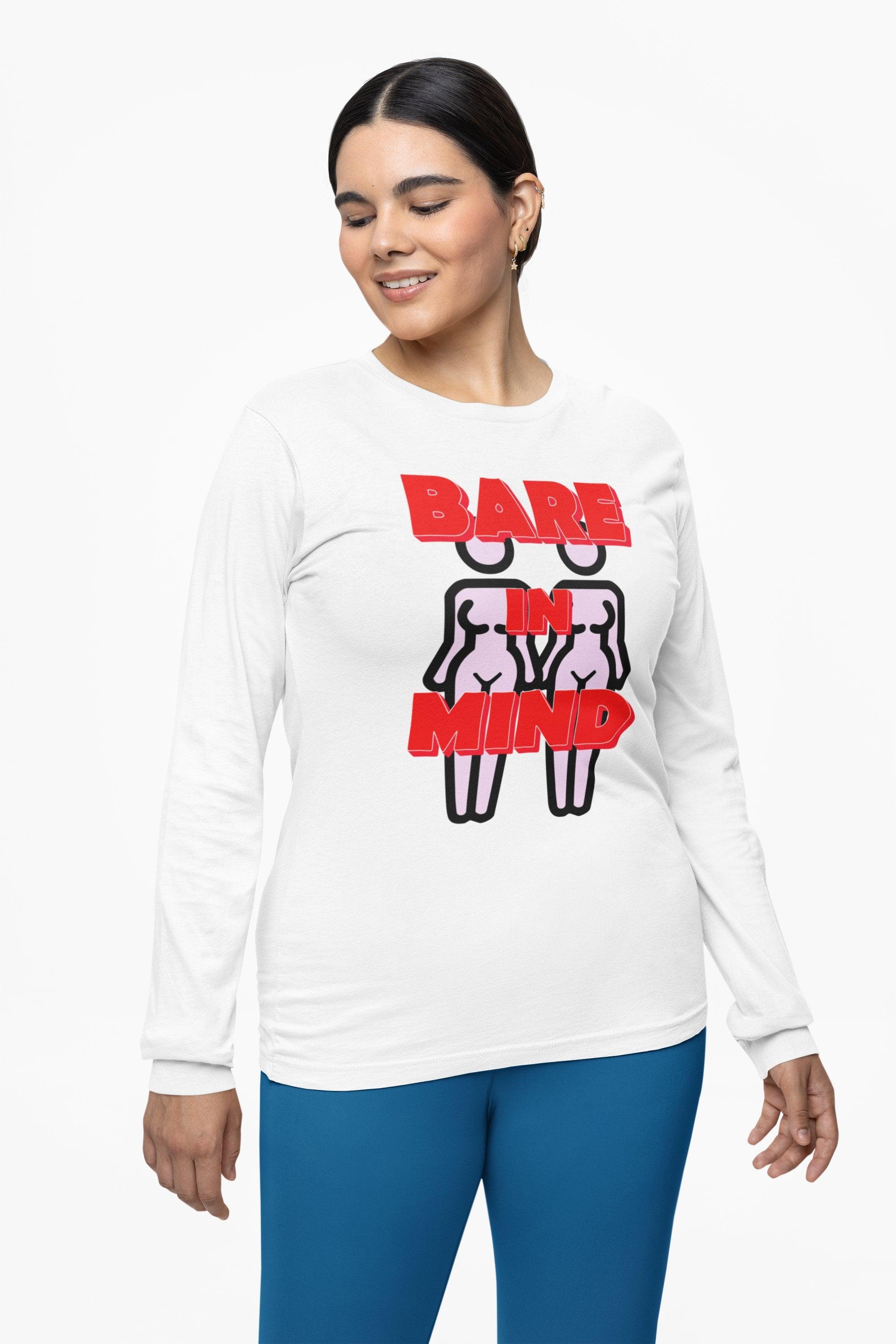 Bare In Mind Same-Sex Women - Long-Sleeve Tee - Witty Twisters Fashions