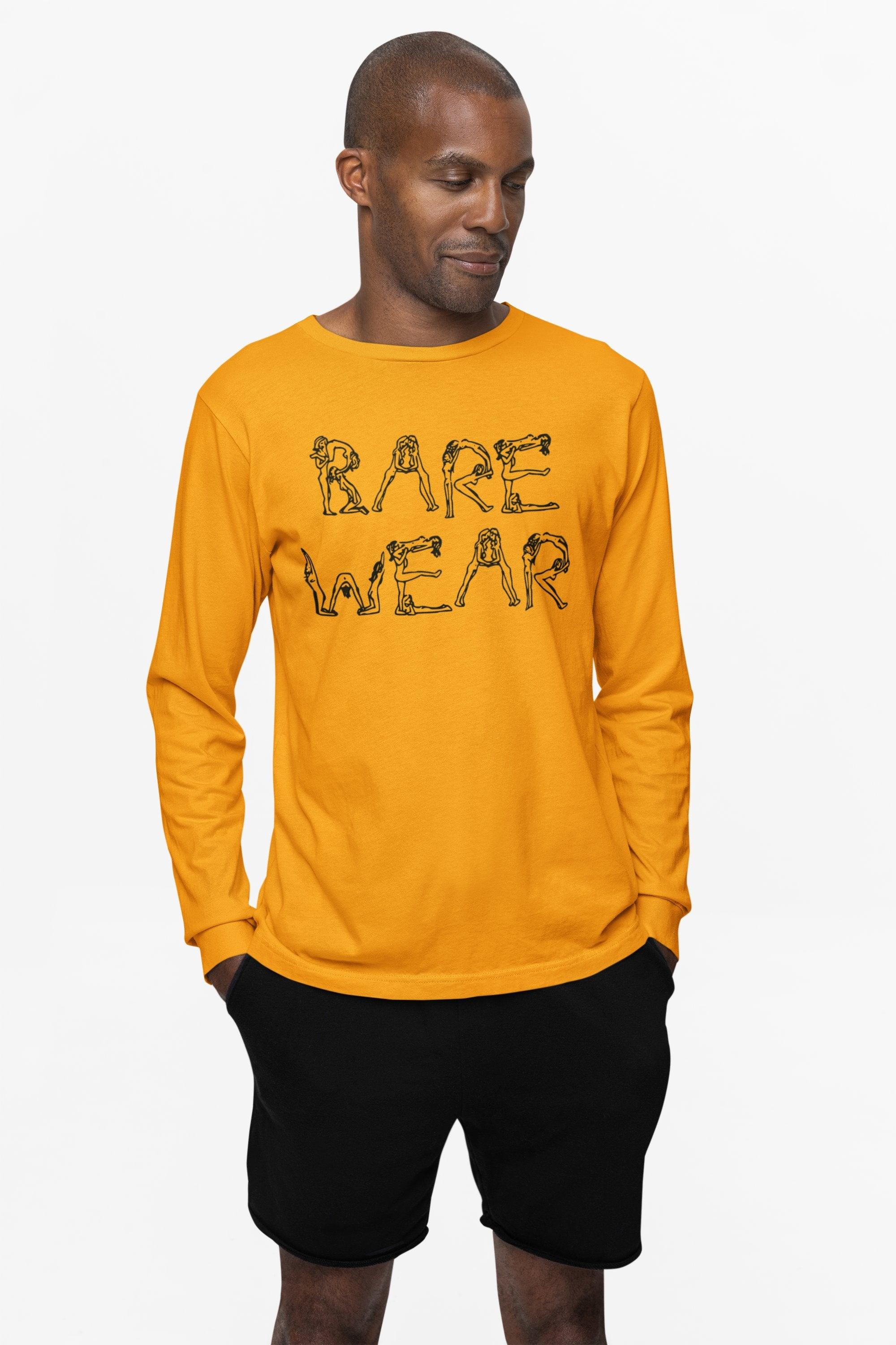 Bare Wear Letters Are Nude Women - Long-Sleeve Tee - Witty Twisters Fashions