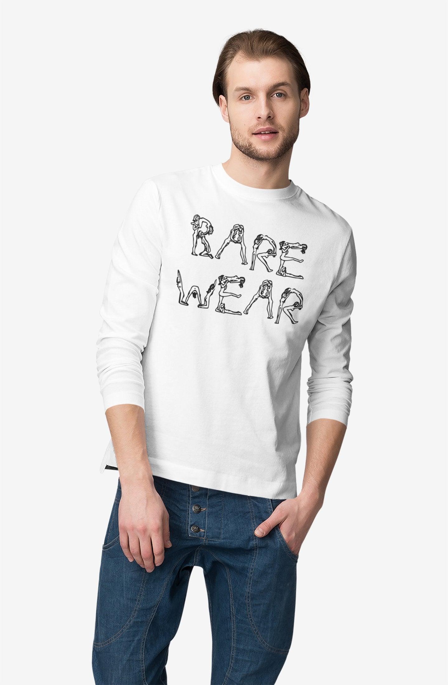 Bare Wear Letters Are Nude Women - Long-Sleeve Tee - Witty Twisters Fashions