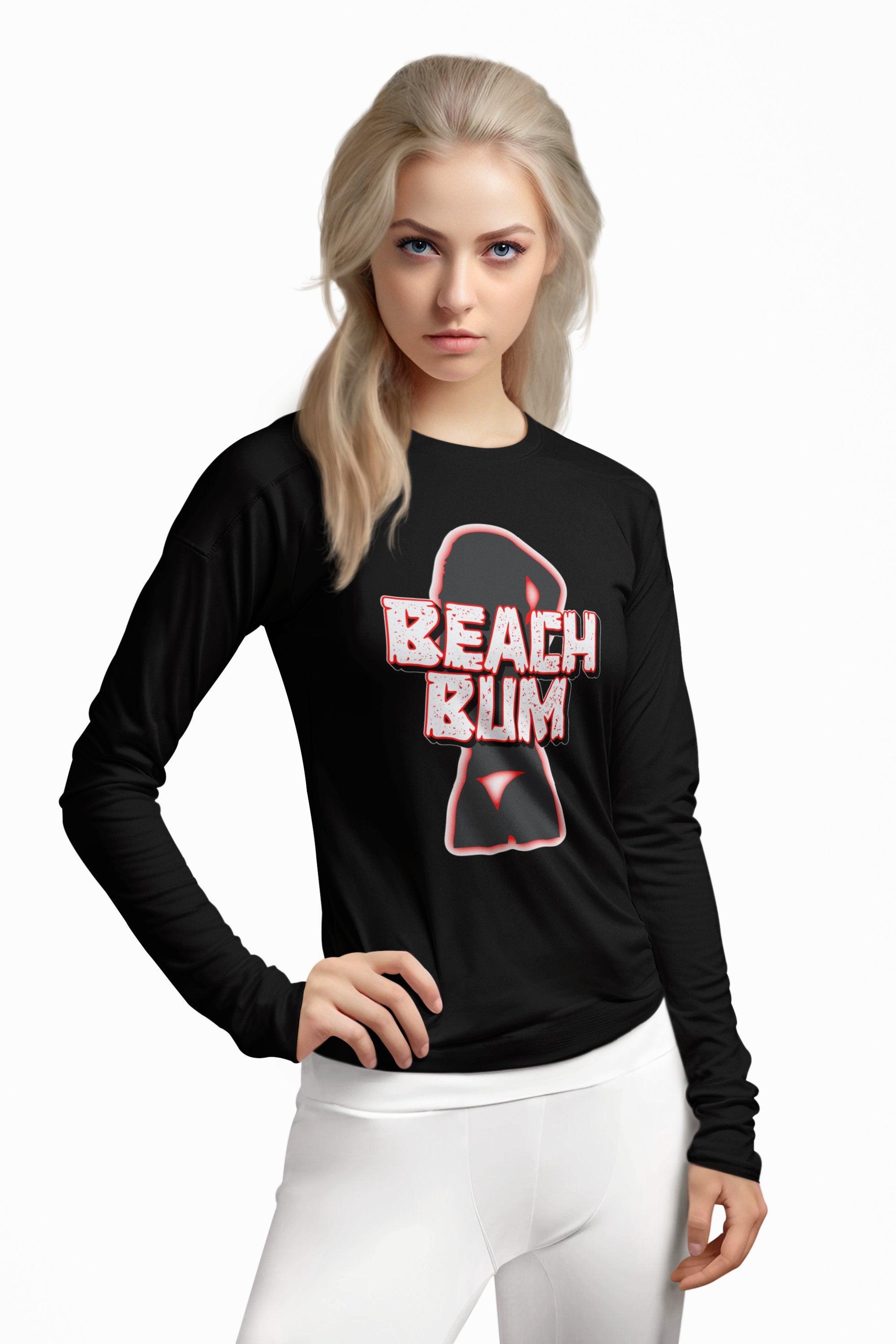 Beach Bum - Long-Sleeve Tee - Witty Twisters Fashions