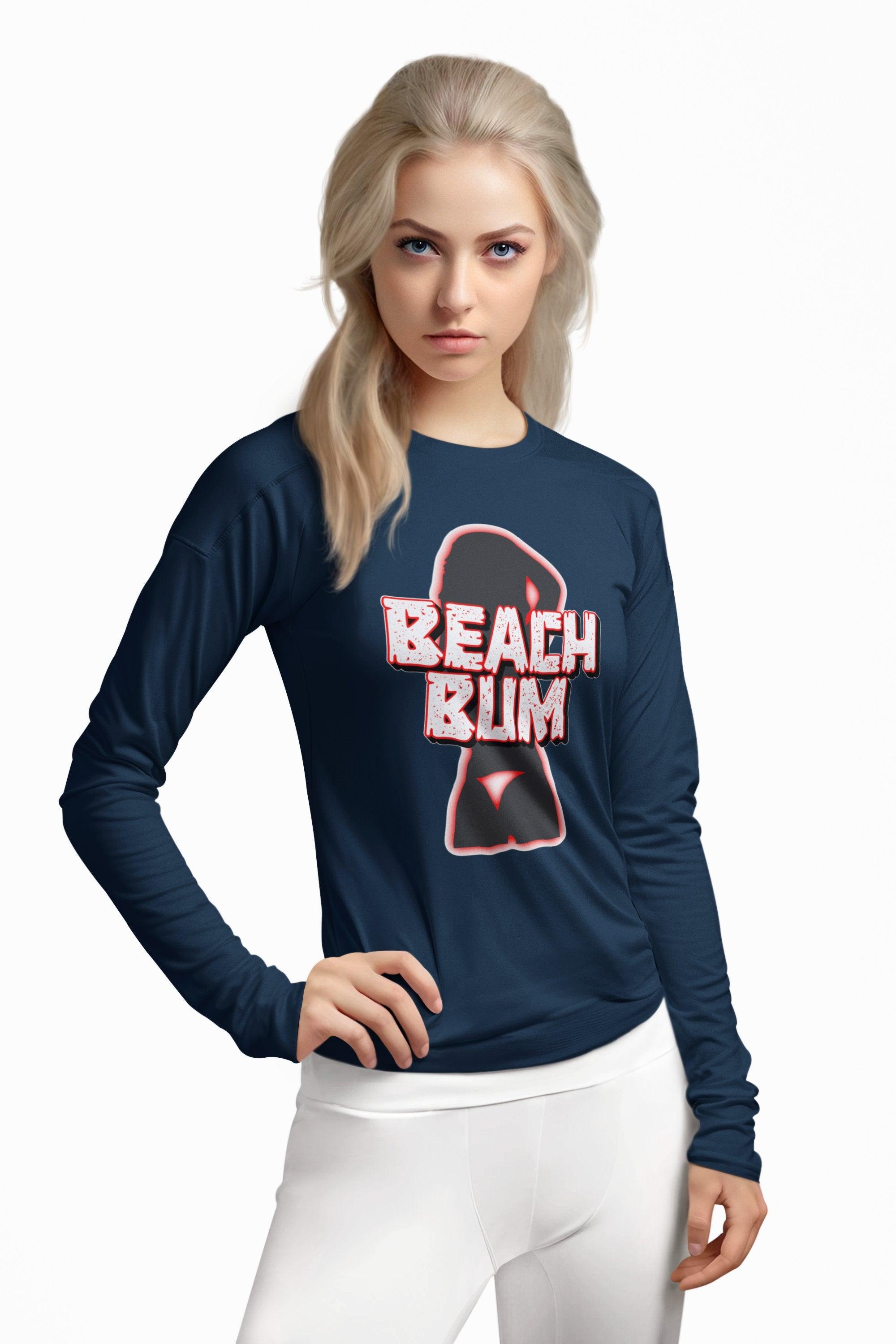 Beach Bum - Long-Sleeve Tee - Witty Twisters Fashions