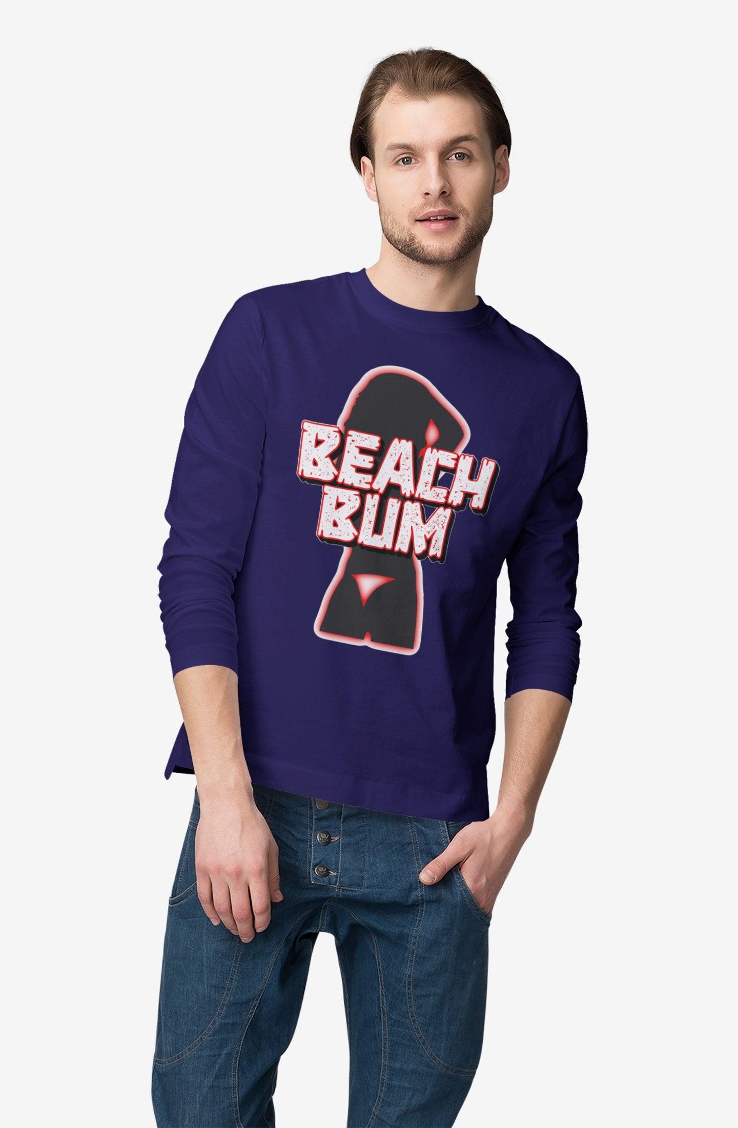 Beach Bum - Long-Sleeve Tee - Witty Twisters Fashions