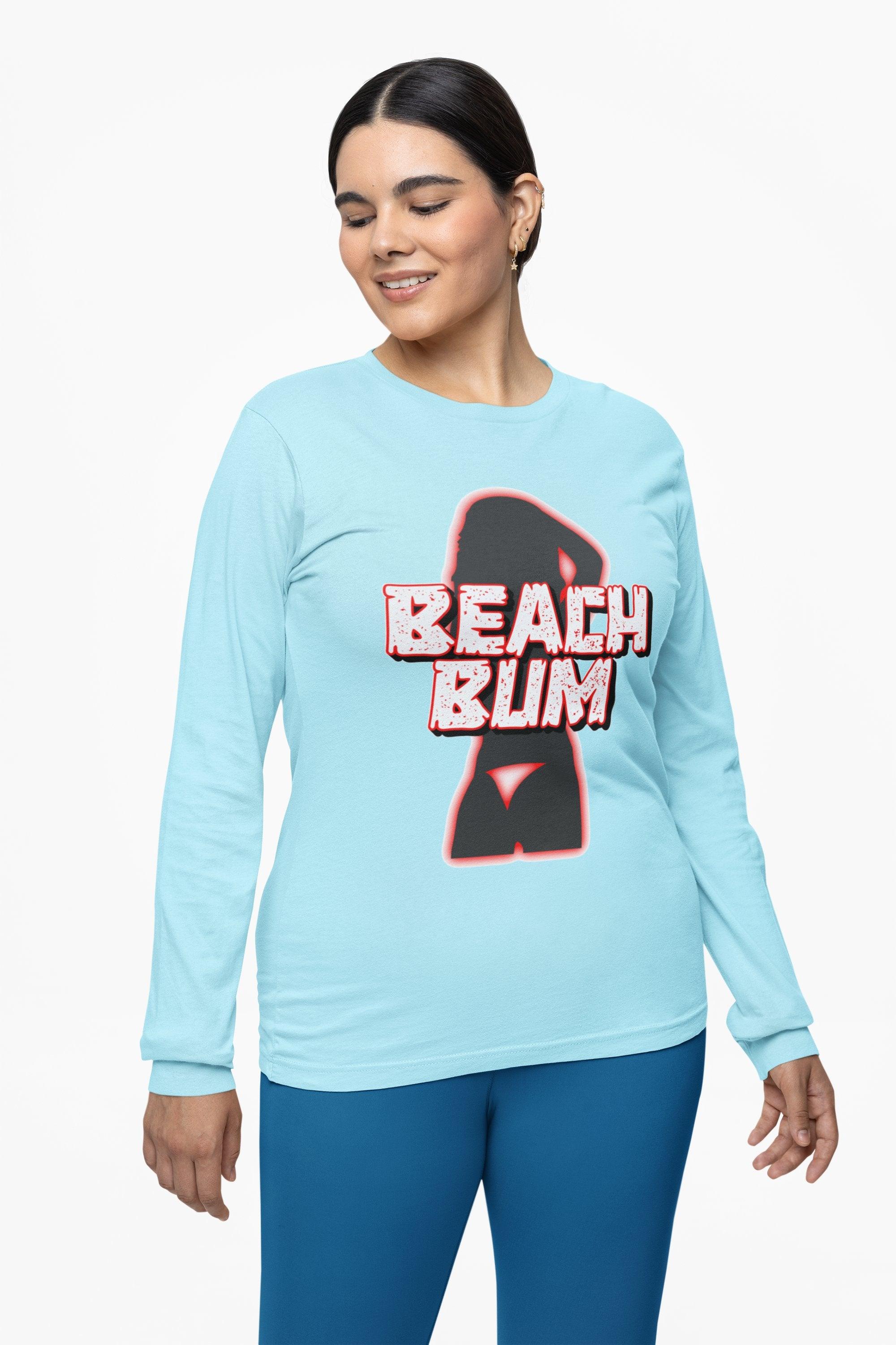 Beach Bum - Long-Sleeve Tee - Witty Twisters Fashions