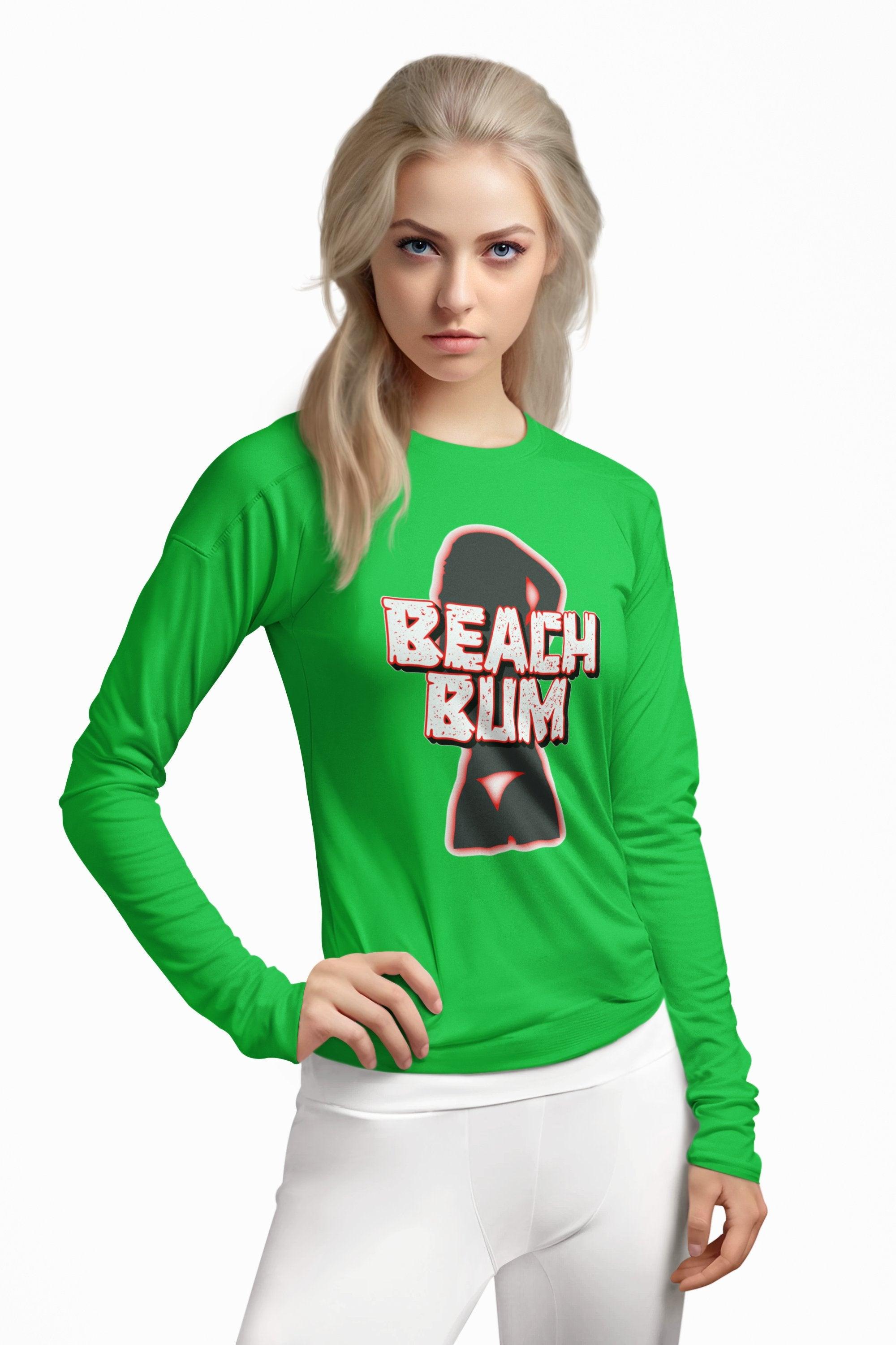 Beach Bum - Long-Sleeve Tee - Witty Twisters Fashions