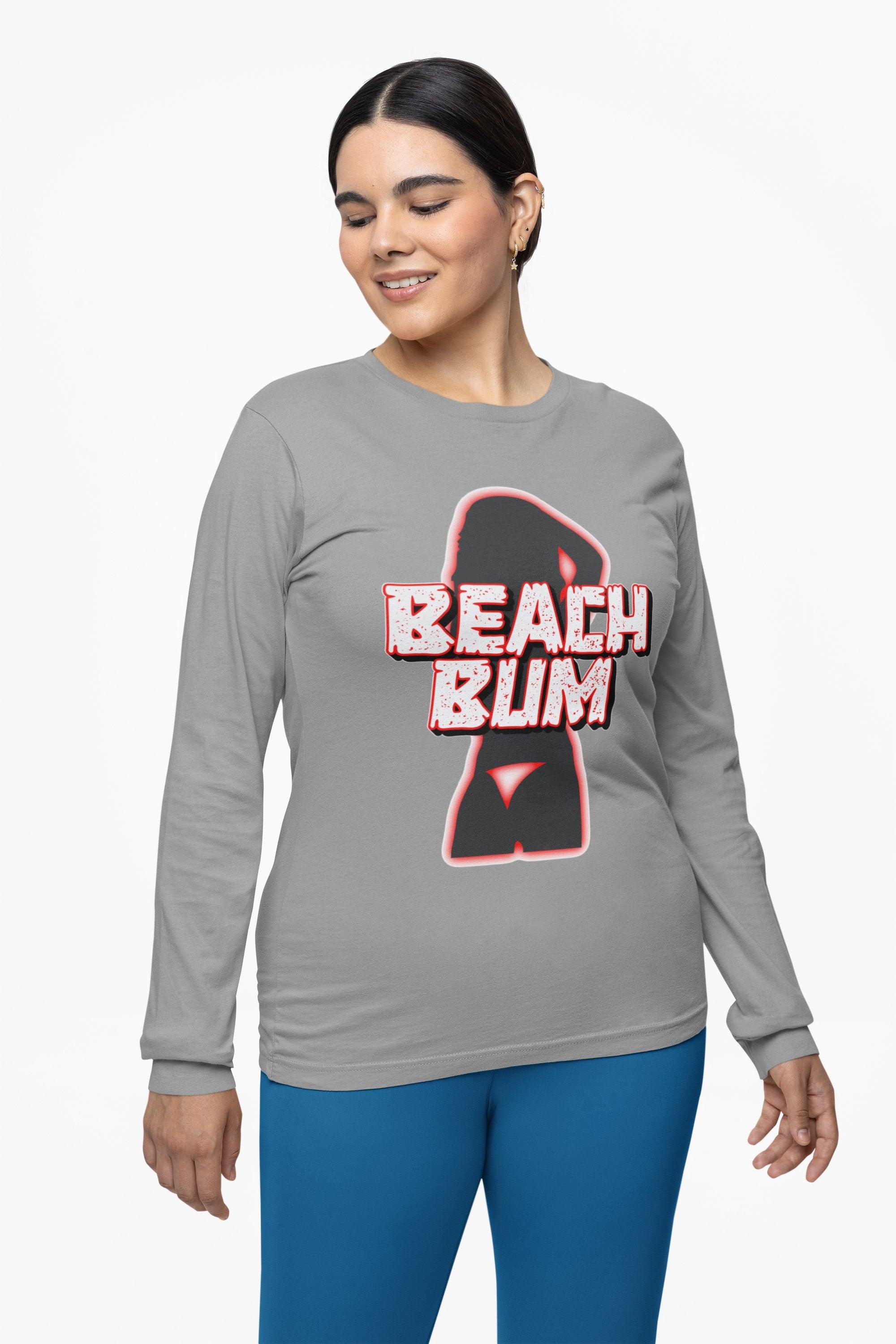 Beach Bum - Long-Sleeve Tee - Witty Twisters Fashions