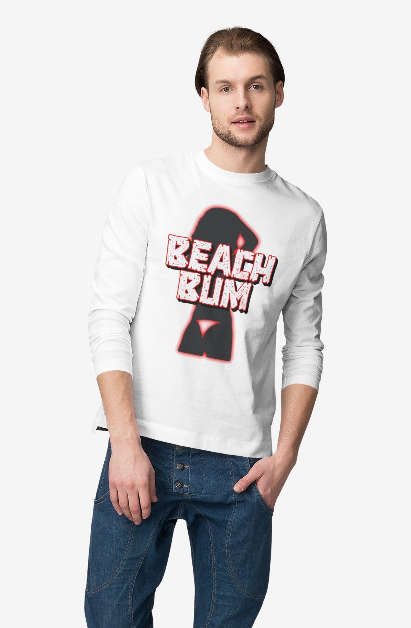 Beach Bum - Long-Sleeve Tee - Witty Twisters Fashions