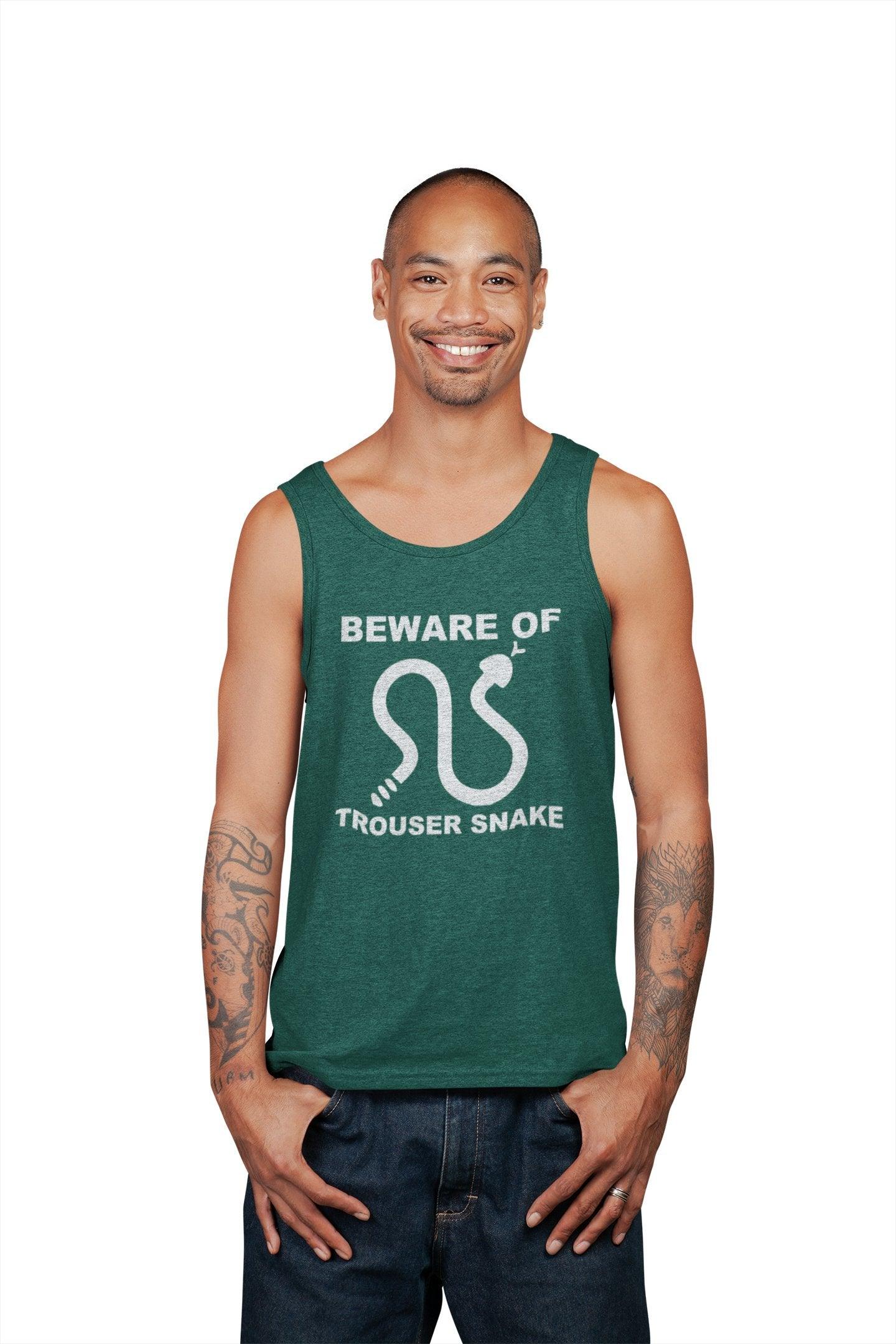 Beware Of Trouser Snake - Tank Top - Witty Twisters Fashions