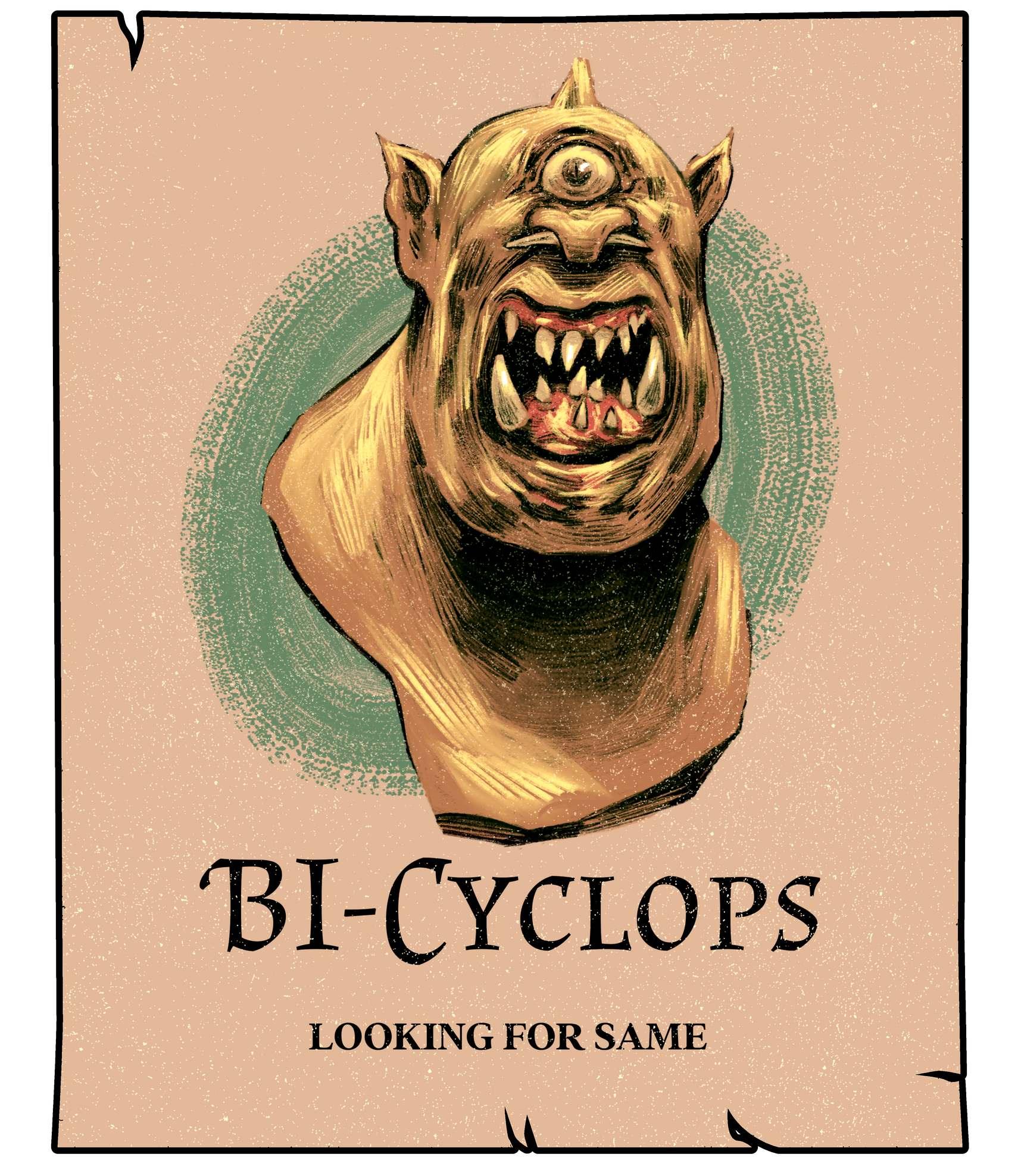 Bi-Cyclops looking for same - T-Shirt - Witty Twisters Fashions