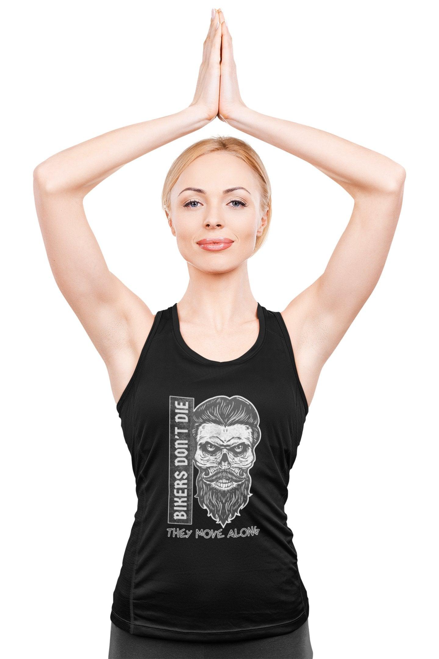 Bikers Don't Die They Move Along - Tank Top - Witty Twisters Fashions