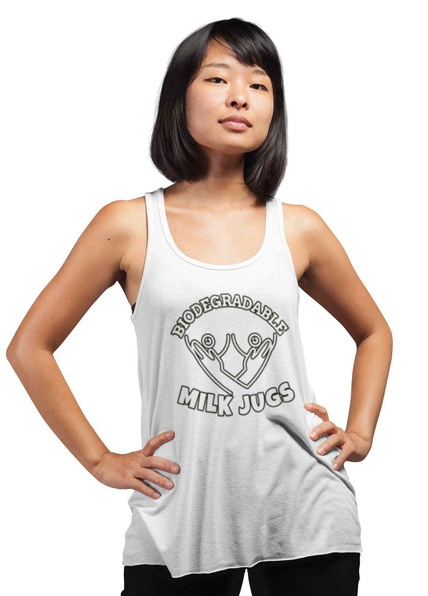 Biodegradable Milk Jugs - Women's Tank Top - Witty Twisters Fashions