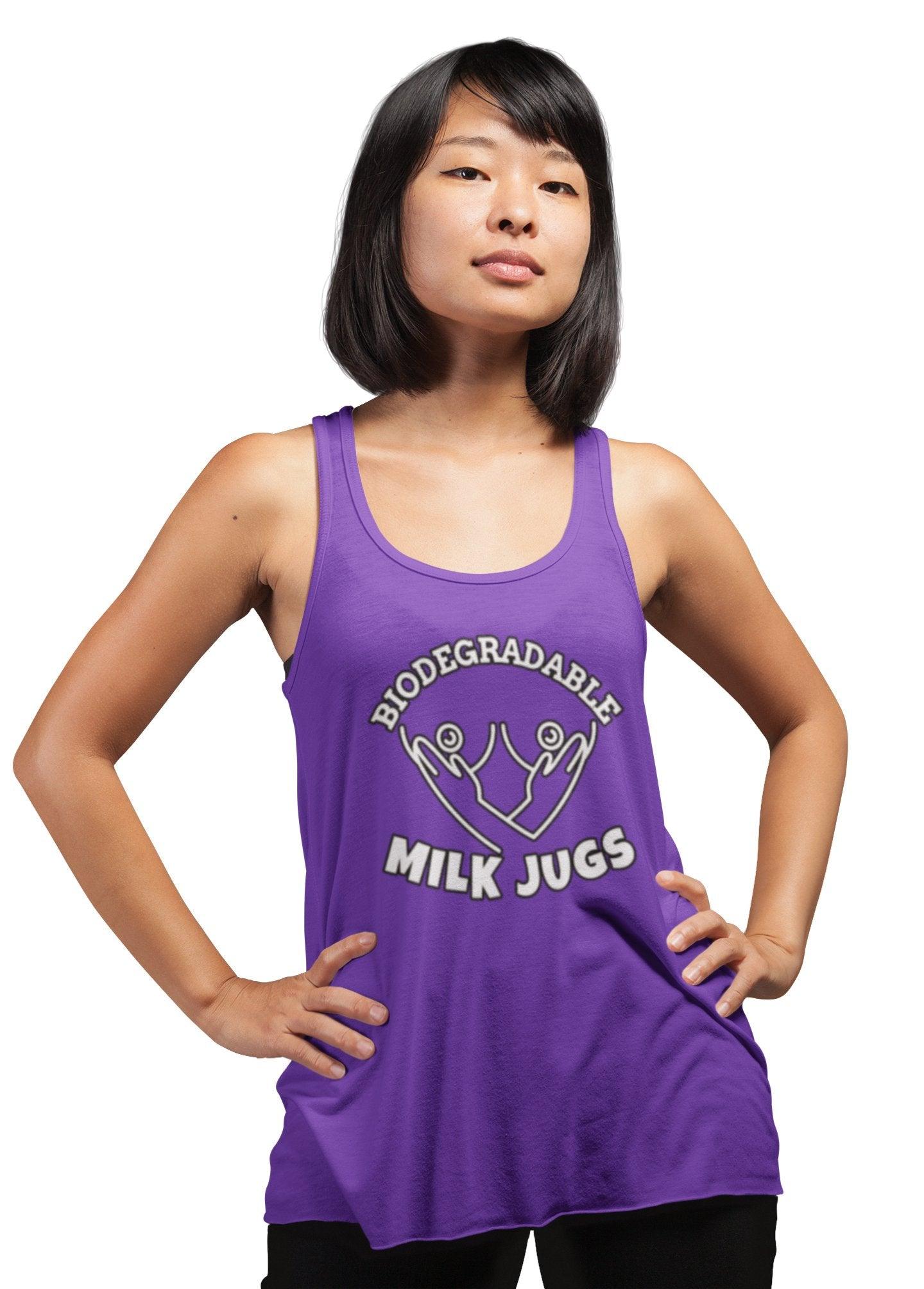 Biodegradable Milk Jugs - Women's Tank Top - Witty Twisters Fashions