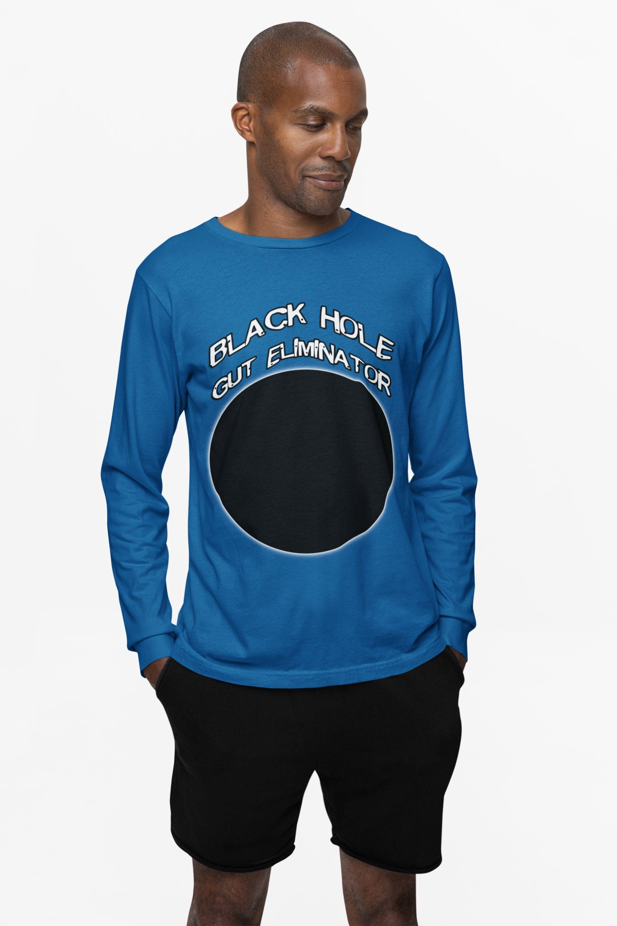 Black Hole Gut Eliminator - Long-Sleeve Tee - Witty Twisters Fashions