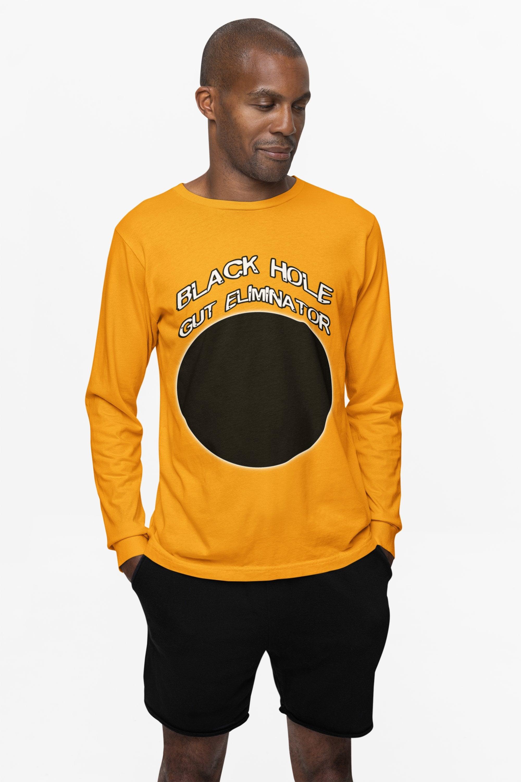 Black Hole Gut Eliminator - Long-Sleeve Tee - Witty Twisters Fashions