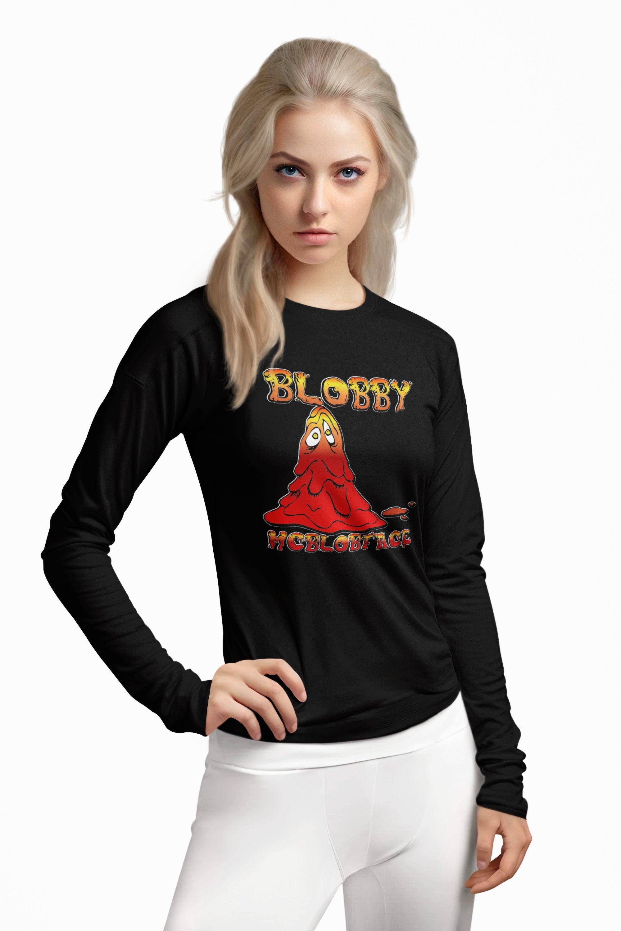 Blobby McBlobface - Long-Sleeve Tee - Witty Twisters Fashions