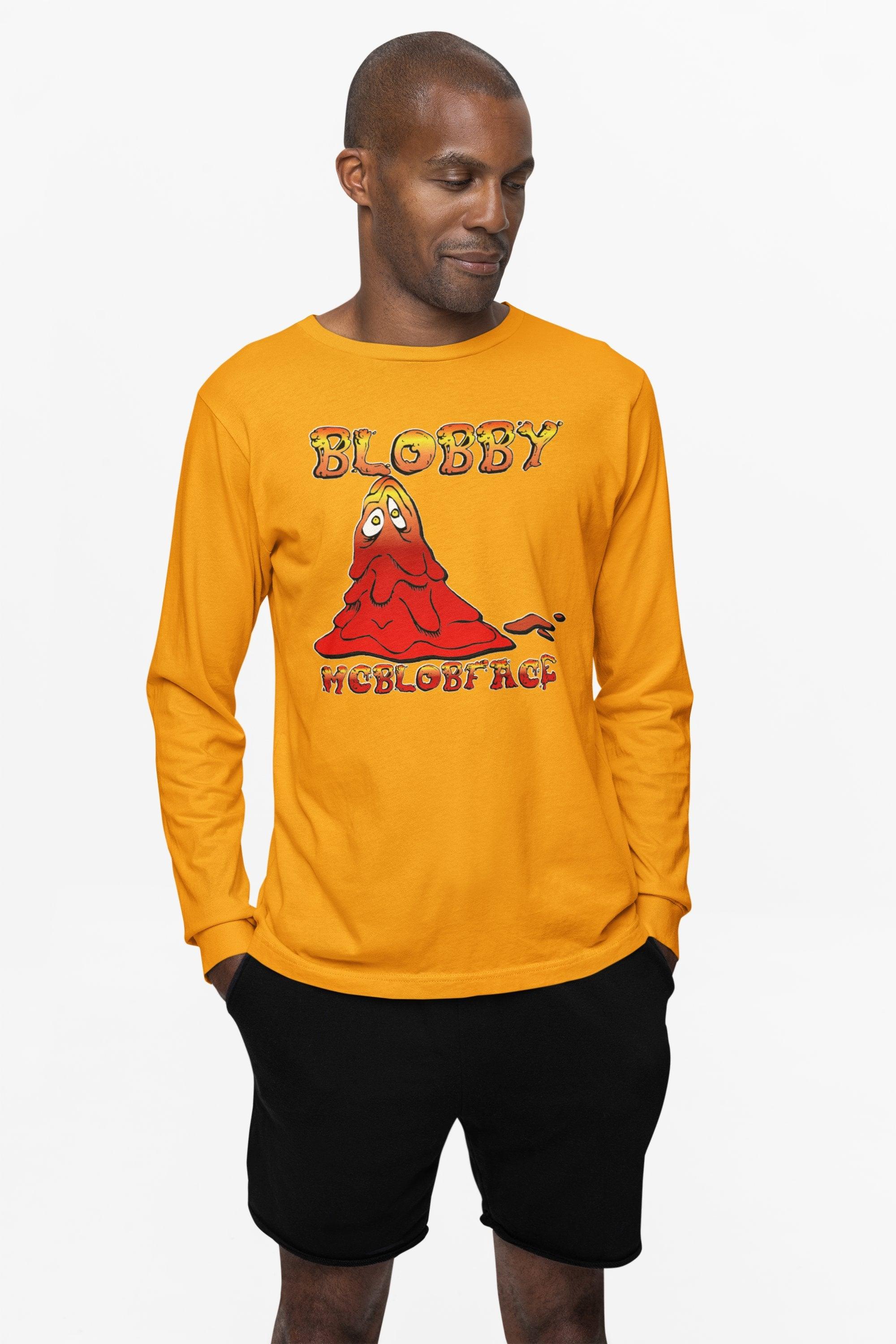 Blobby McBlobface - Long-Sleeve Tee - Witty Twisters Fashions