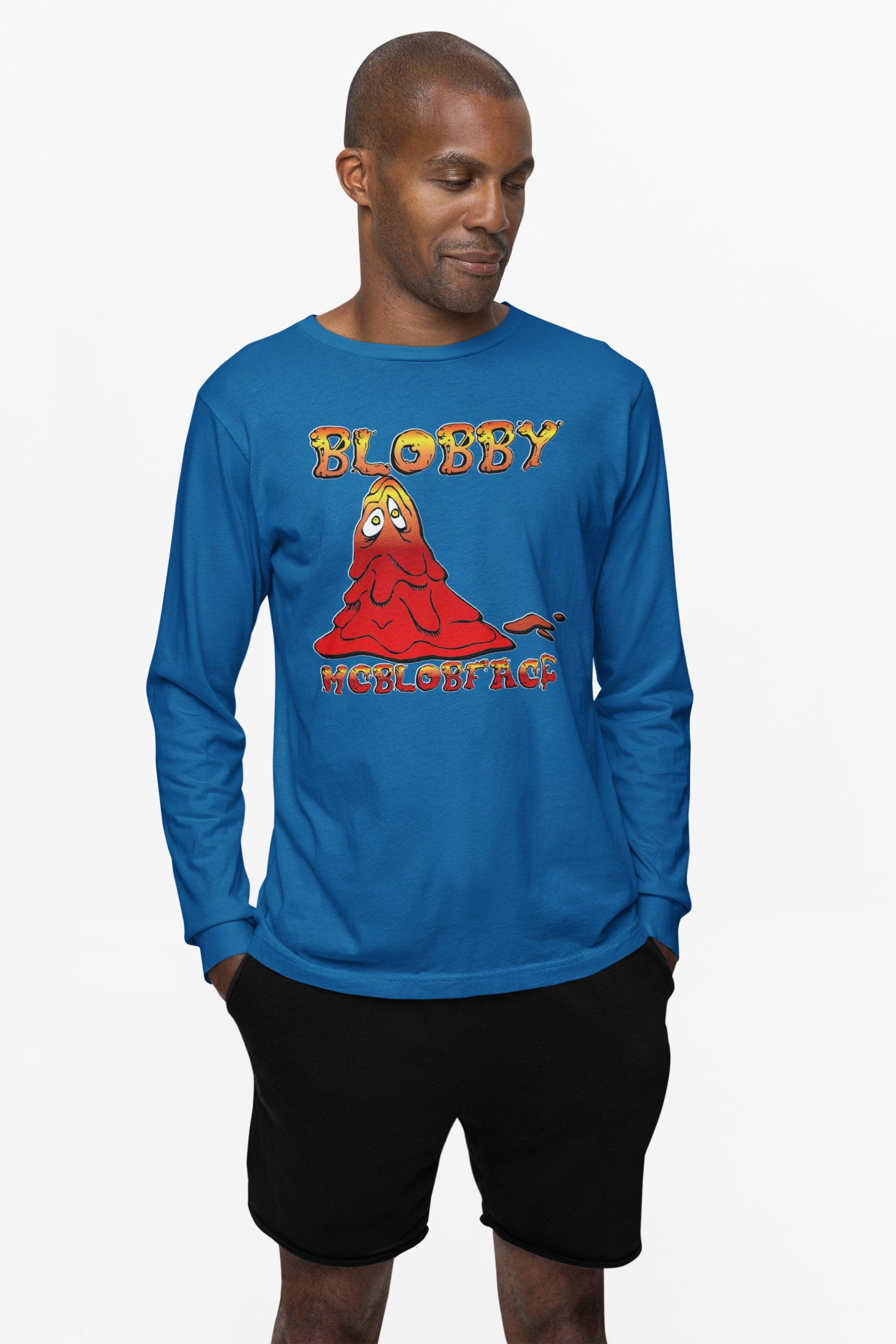 Blobby McBlobface - Long-Sleeve Tee - Witty Twisters Fashions