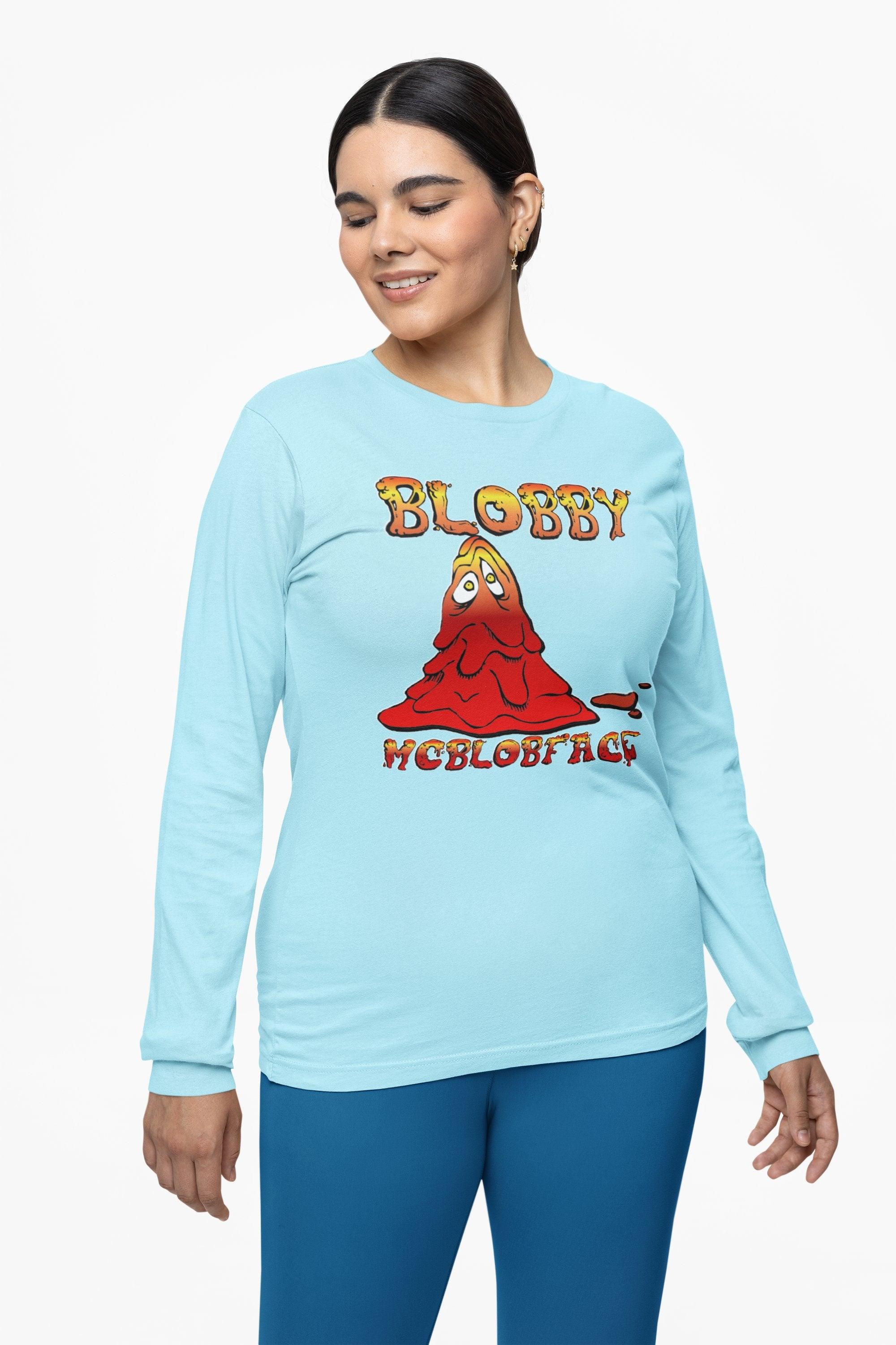 Blobby McBlobface - Long-Sleeve Tee - Witty Twisters Fashions