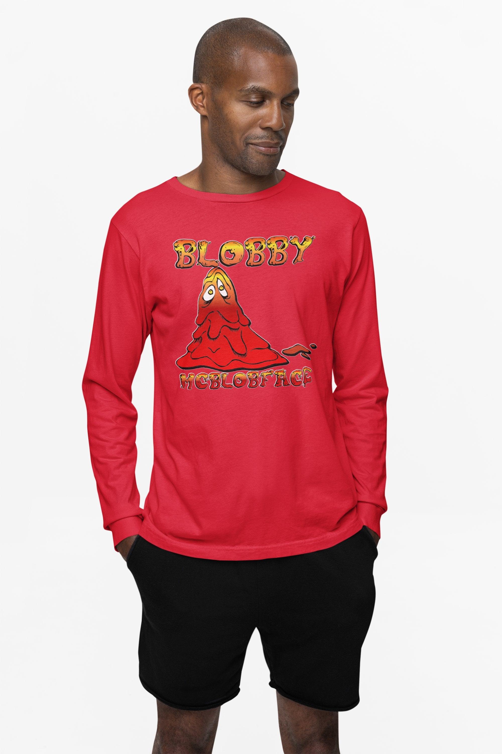 Blobby McBlobface - Long-Sleeve Tee - Witty Twisters Fashions