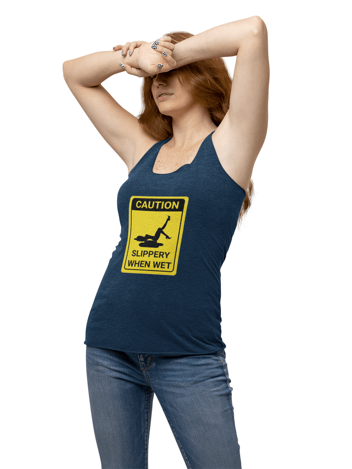 Caution Slippery When Wet - Women's Tank Top